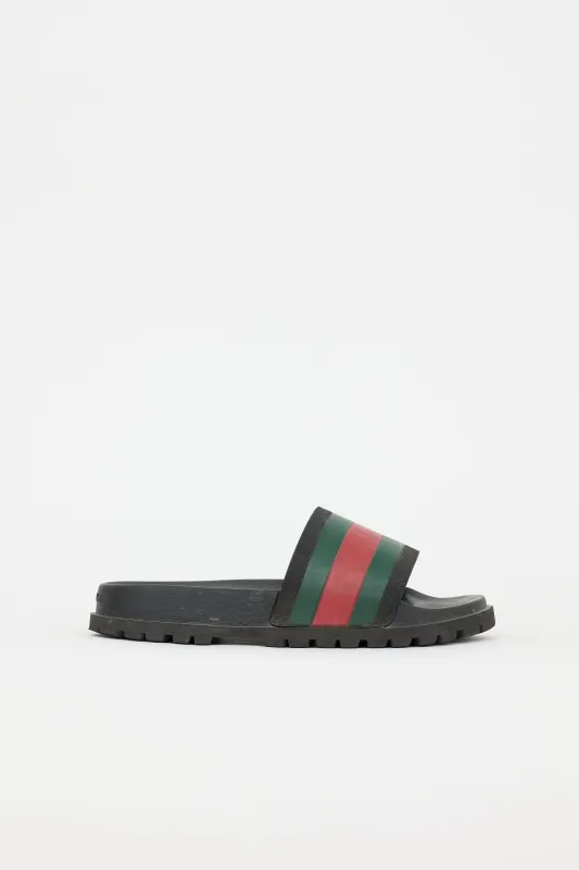 Rubber Web Slide made by Gucci