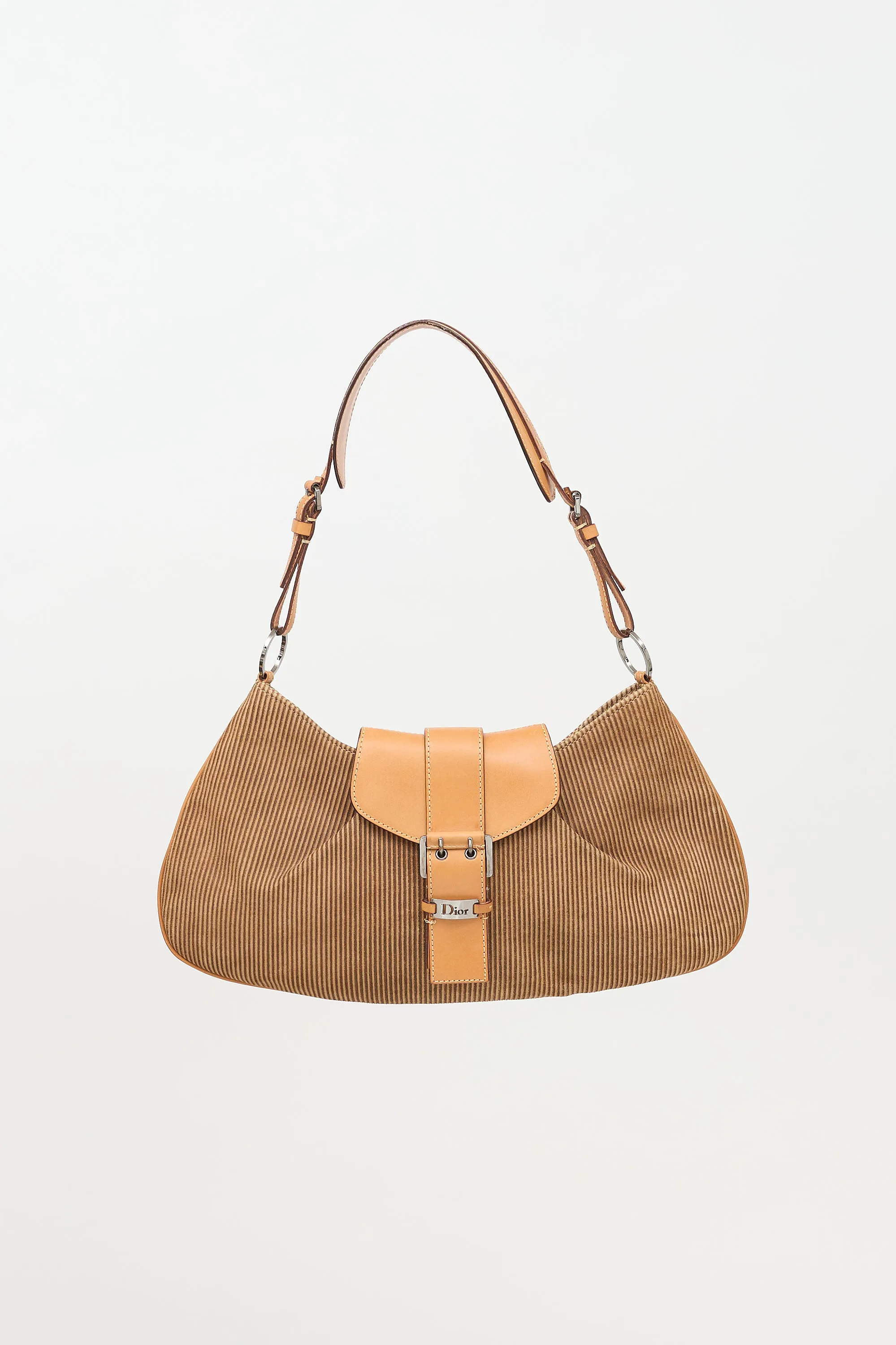 2002 Corduroy Buckled Shoulder Bag sold by VSP Consignment