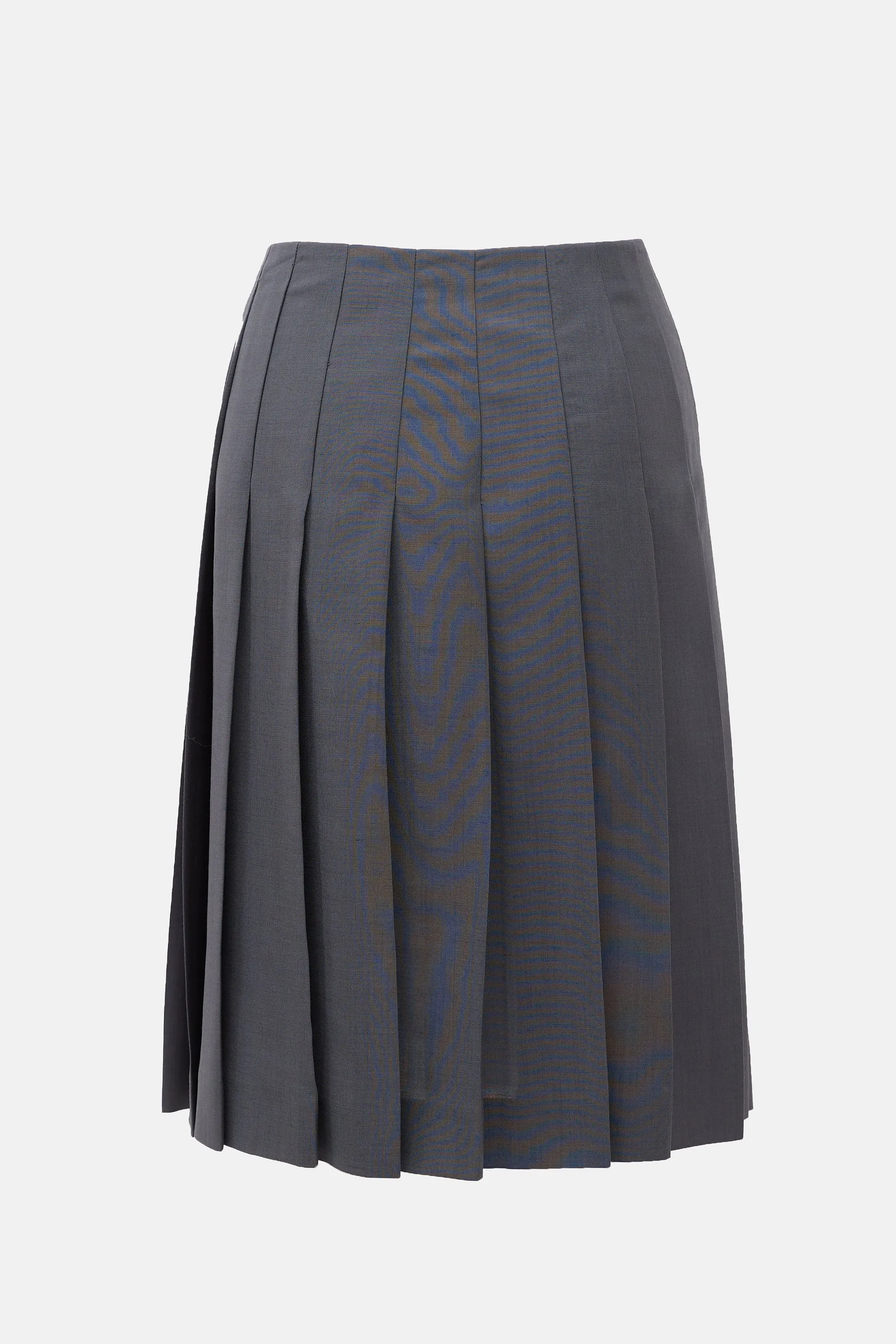 SS 2005 Mohair Pleated Skirt sold by VSP Consignment product image thumbnail 2
