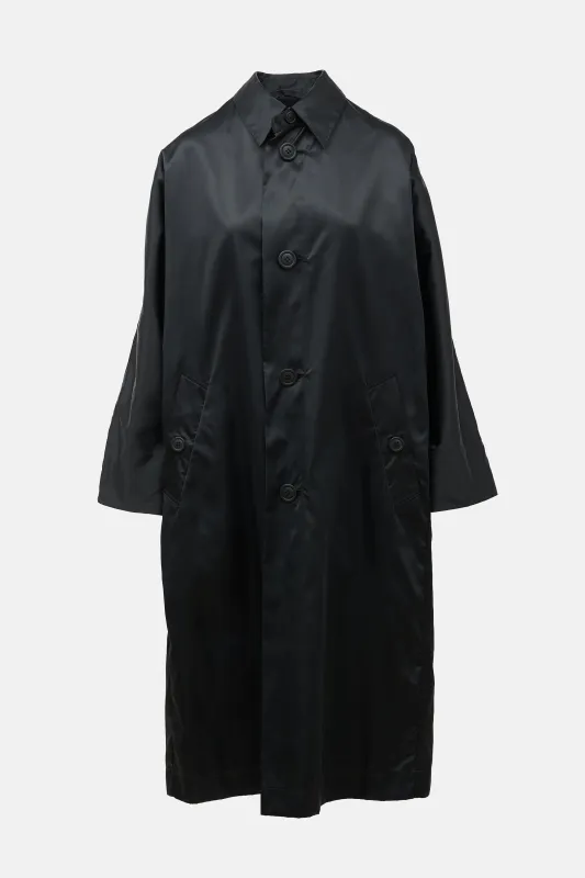 80s Satin Nylon  Windcoat made by Issey Miyake