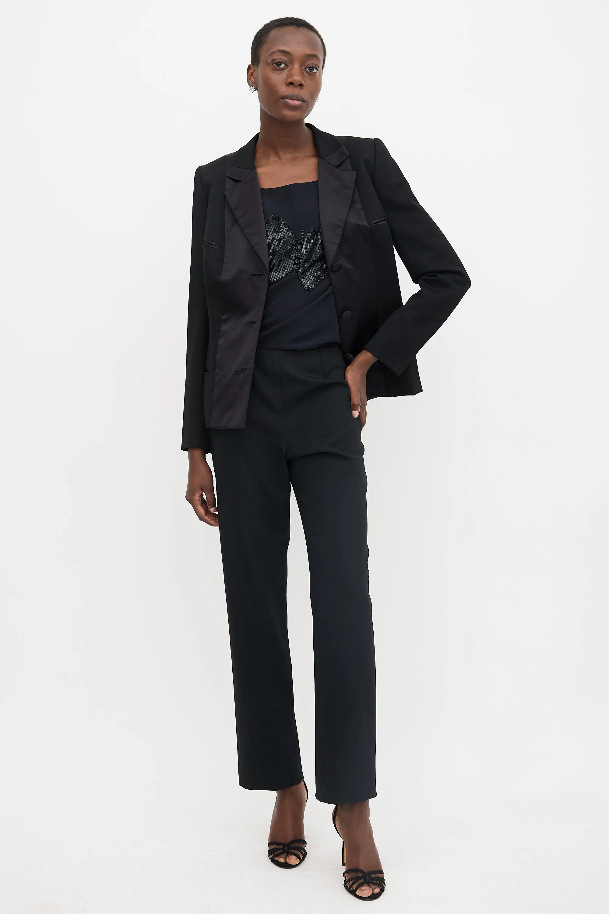 FW 2001 Haute Couture Smoking Suit sold by VSP Consignment