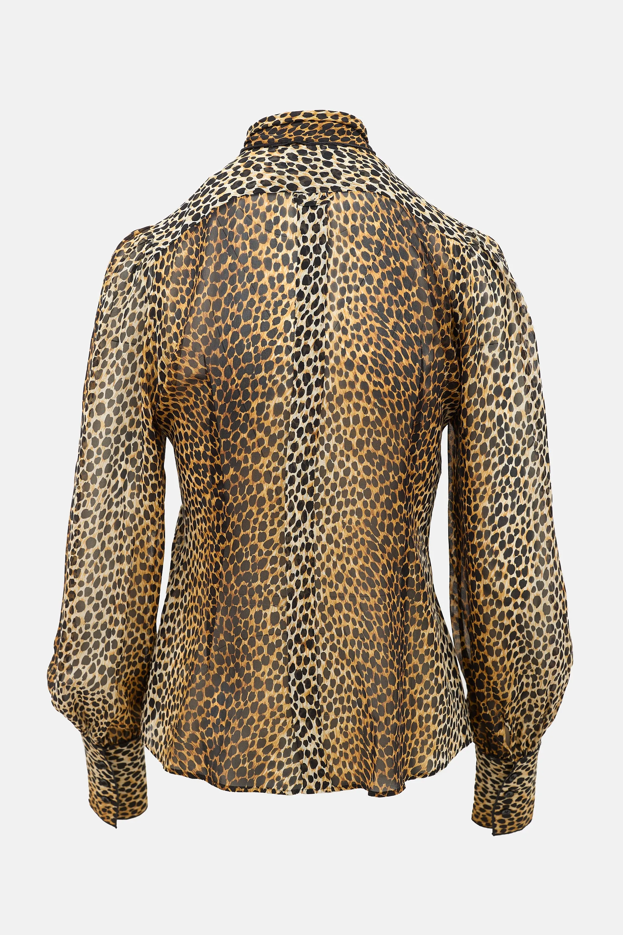 D&G Vintage Silk Printed Blouse sold by VSP Consignment product image thumbnail 2