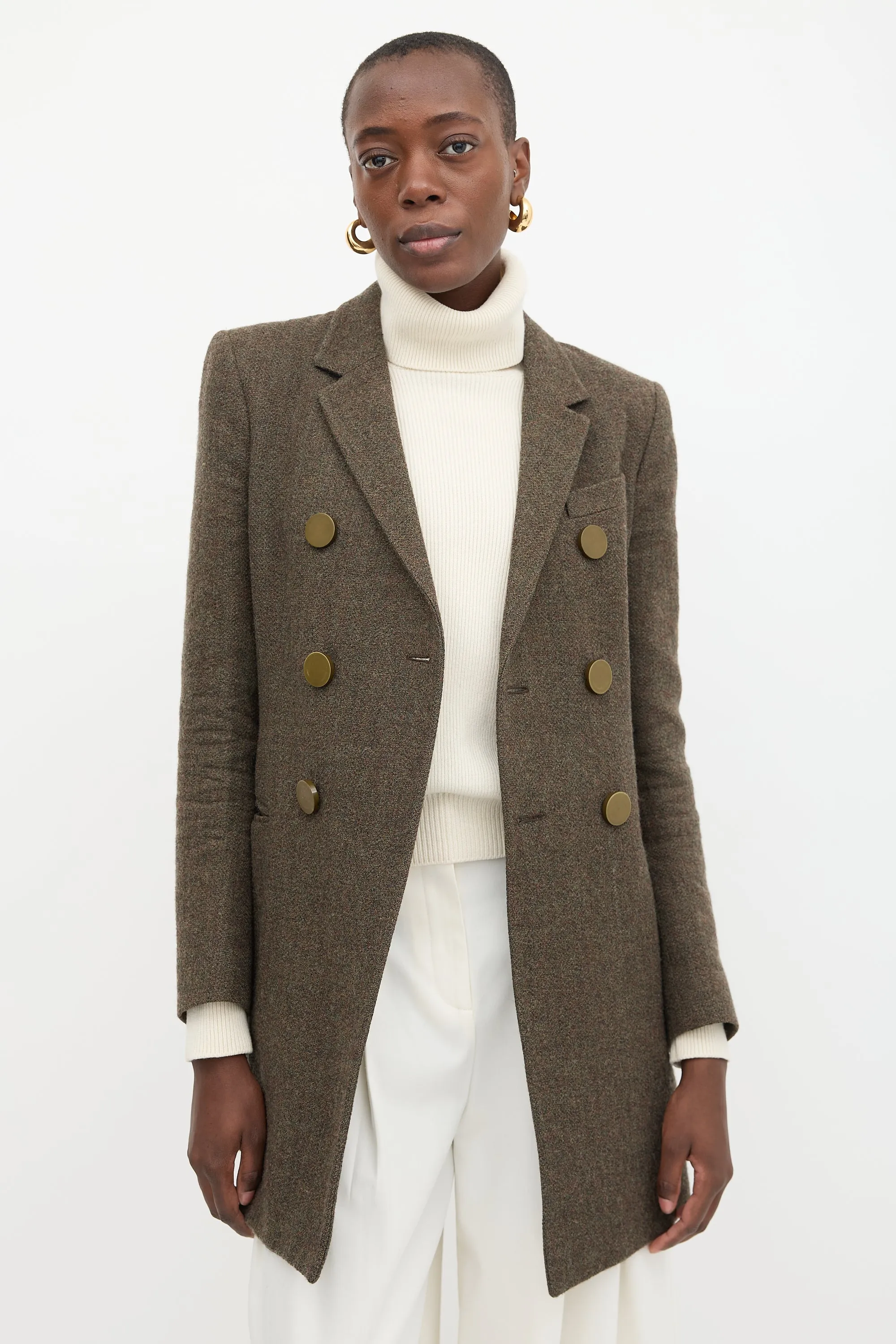 2011 Wool Double Breasted Coat sold by VSP Consignment product image thumbnail 2