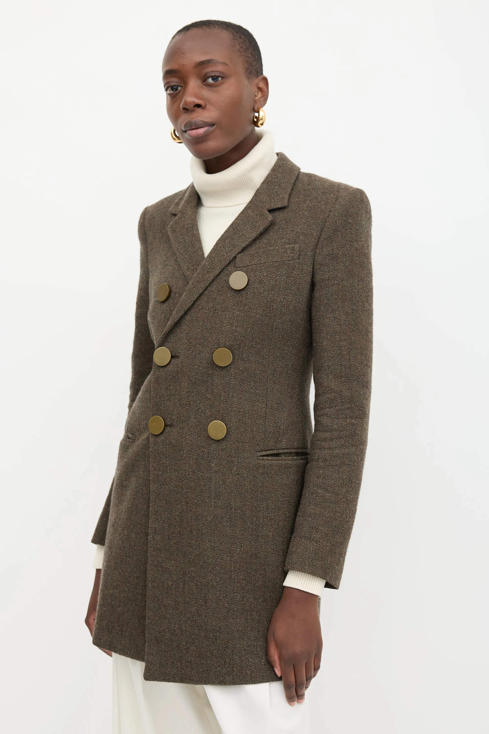 2011 Wool Double Breasted Coat sold by VSP Consignment product image thumbnail 4