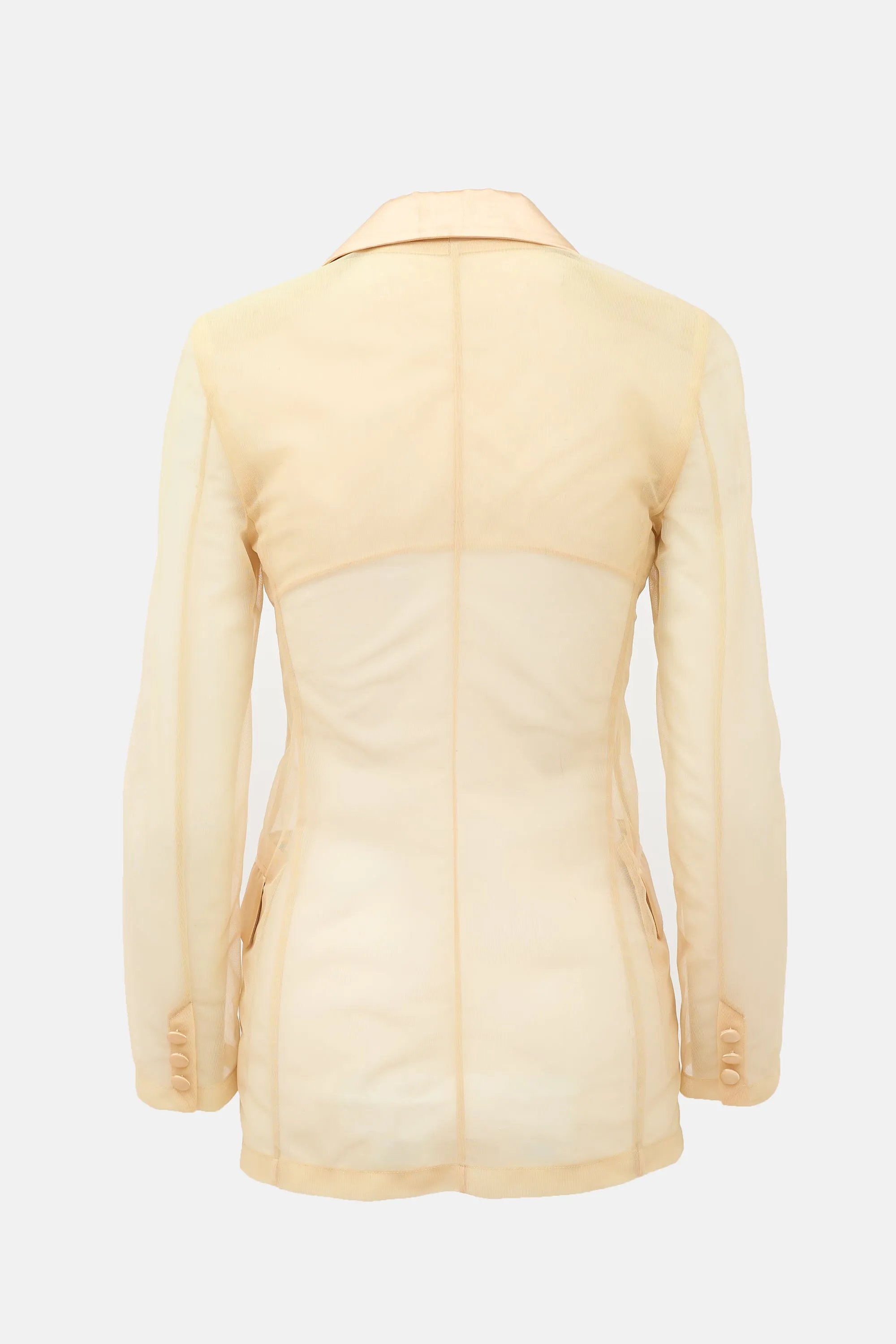 SS 1995 Mesh Peak Lapel Blazer sold by VSP Consignment product image thumbnail 5