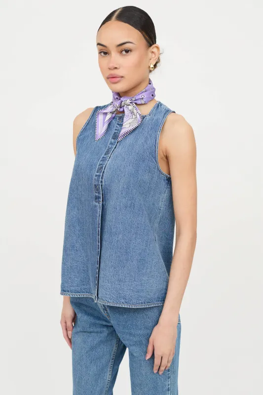 Les Canyons Etoiles Bandana made by Hermes