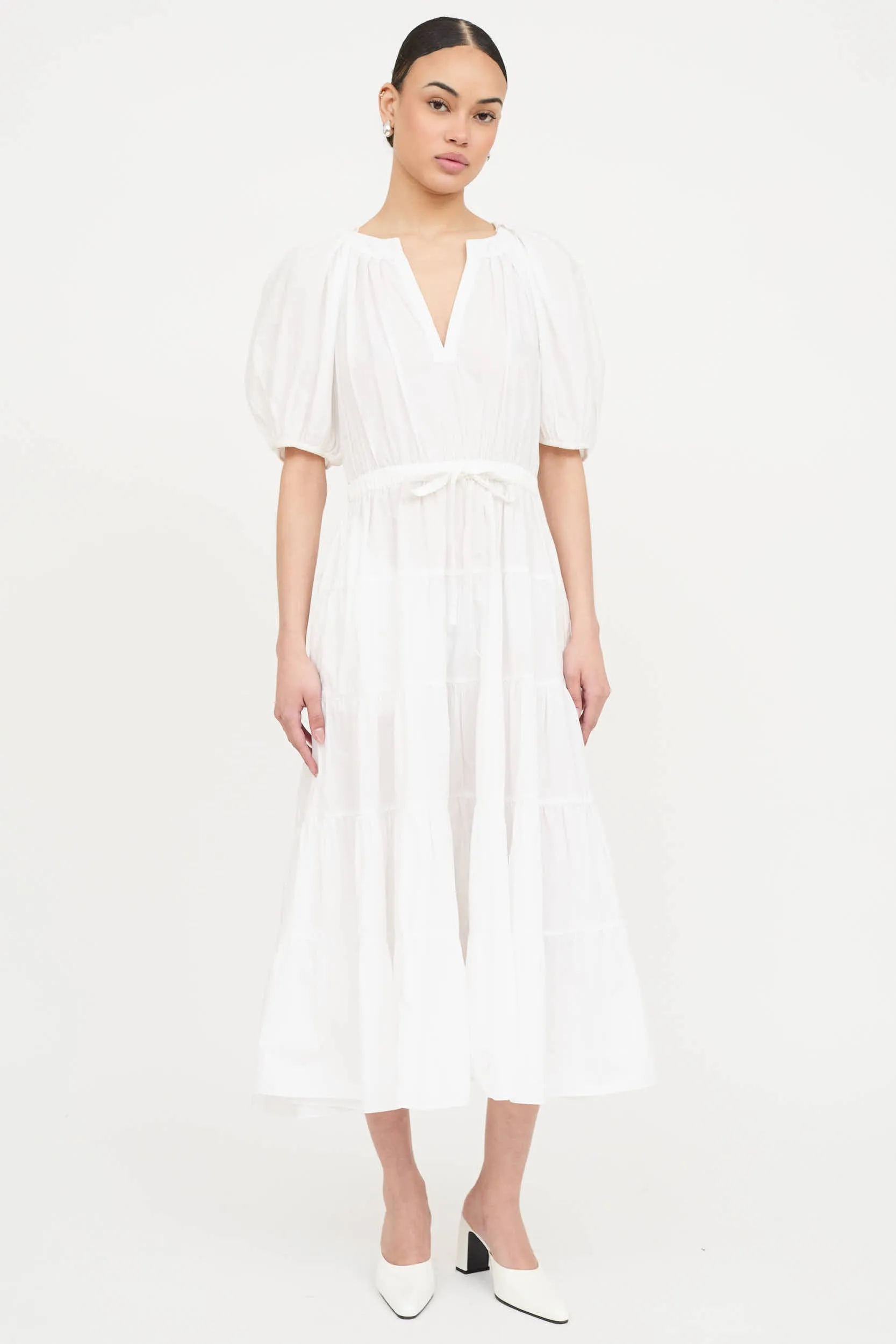 Tiered Pleated Dress sold by VSP Consignment