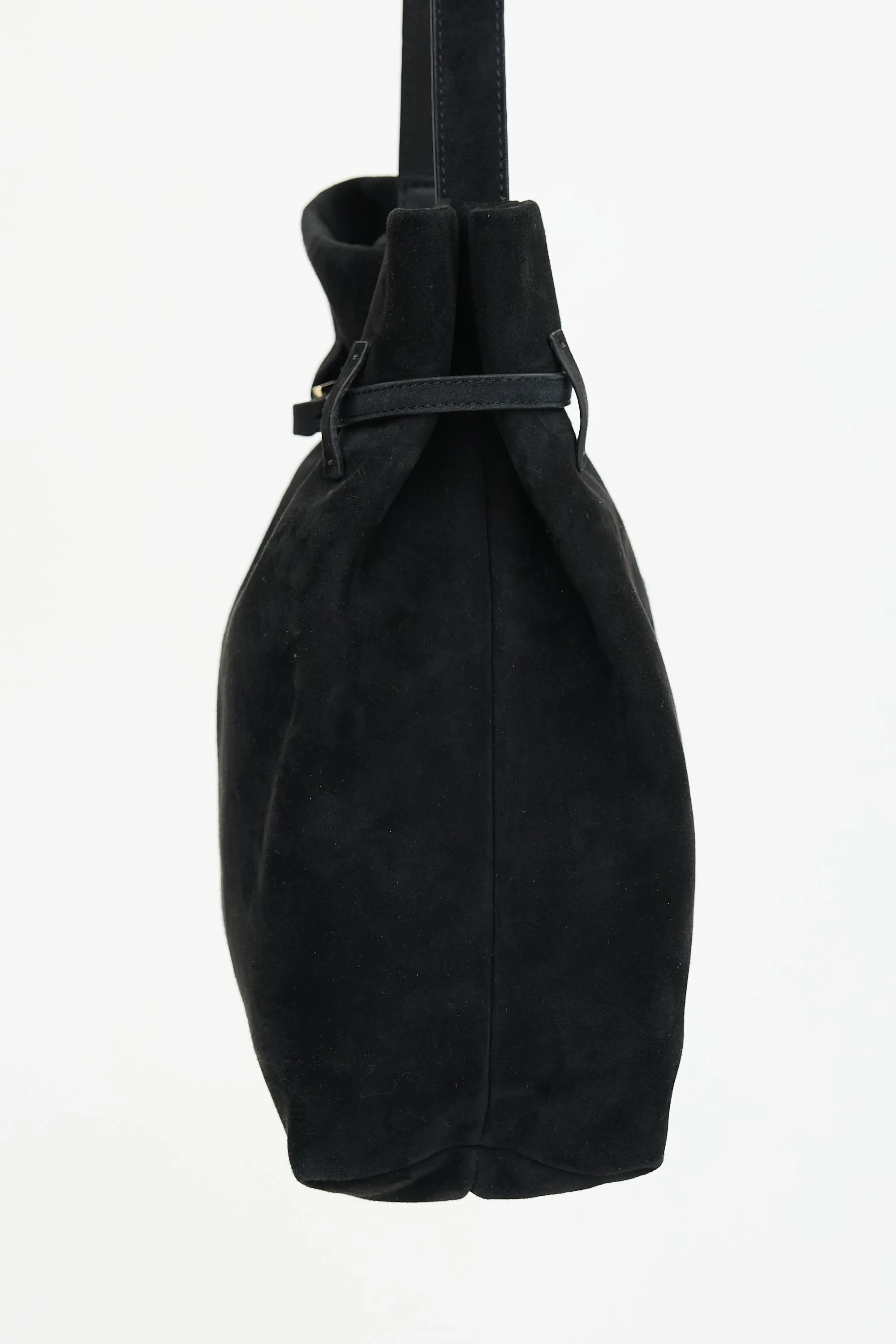 Suede Tote Du Jour Bag sold by VSP Consignment product image thumbnail 3