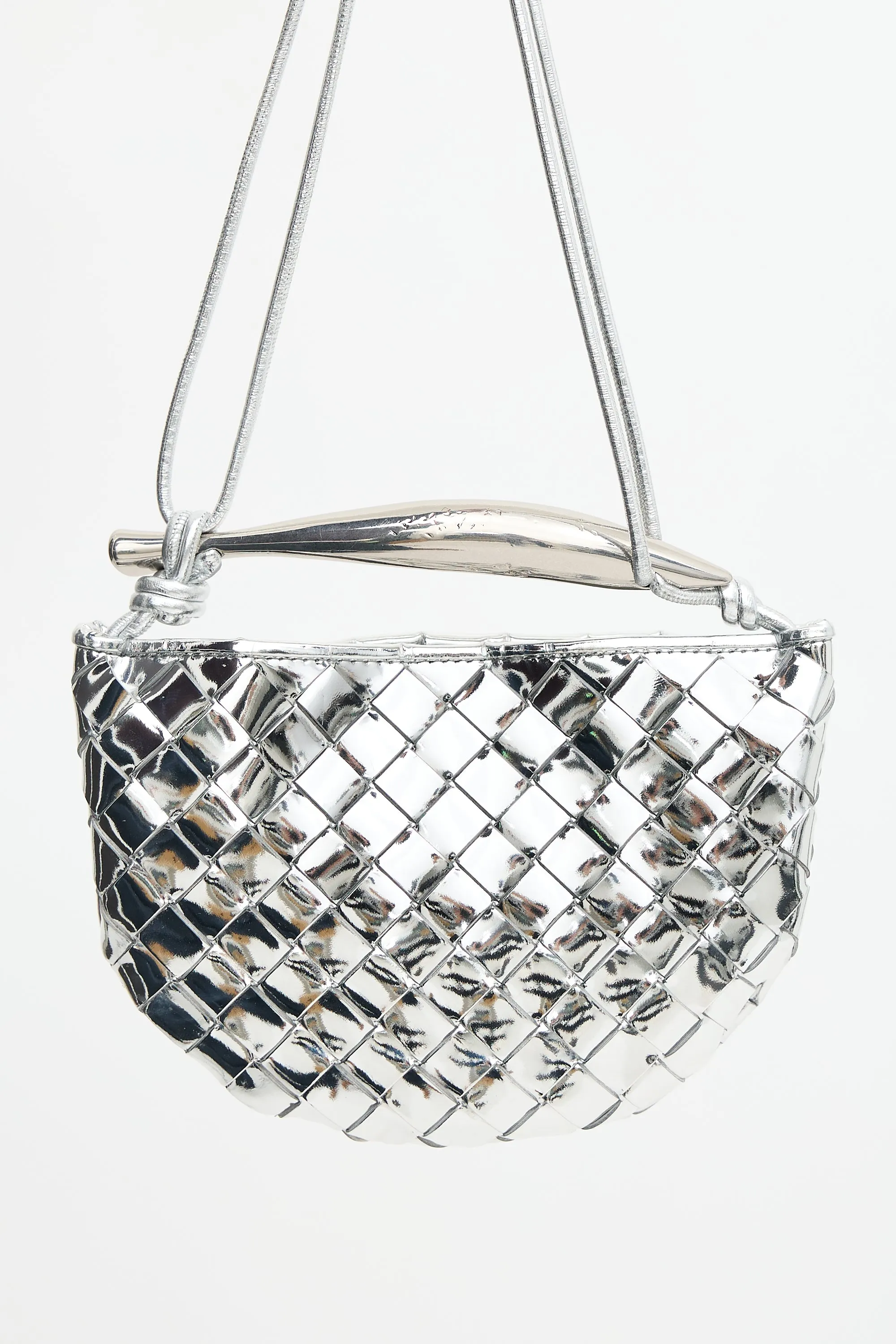 Metallic Patent Mini Sardine Bag sold by VSP Consignment product image thumbnail 3