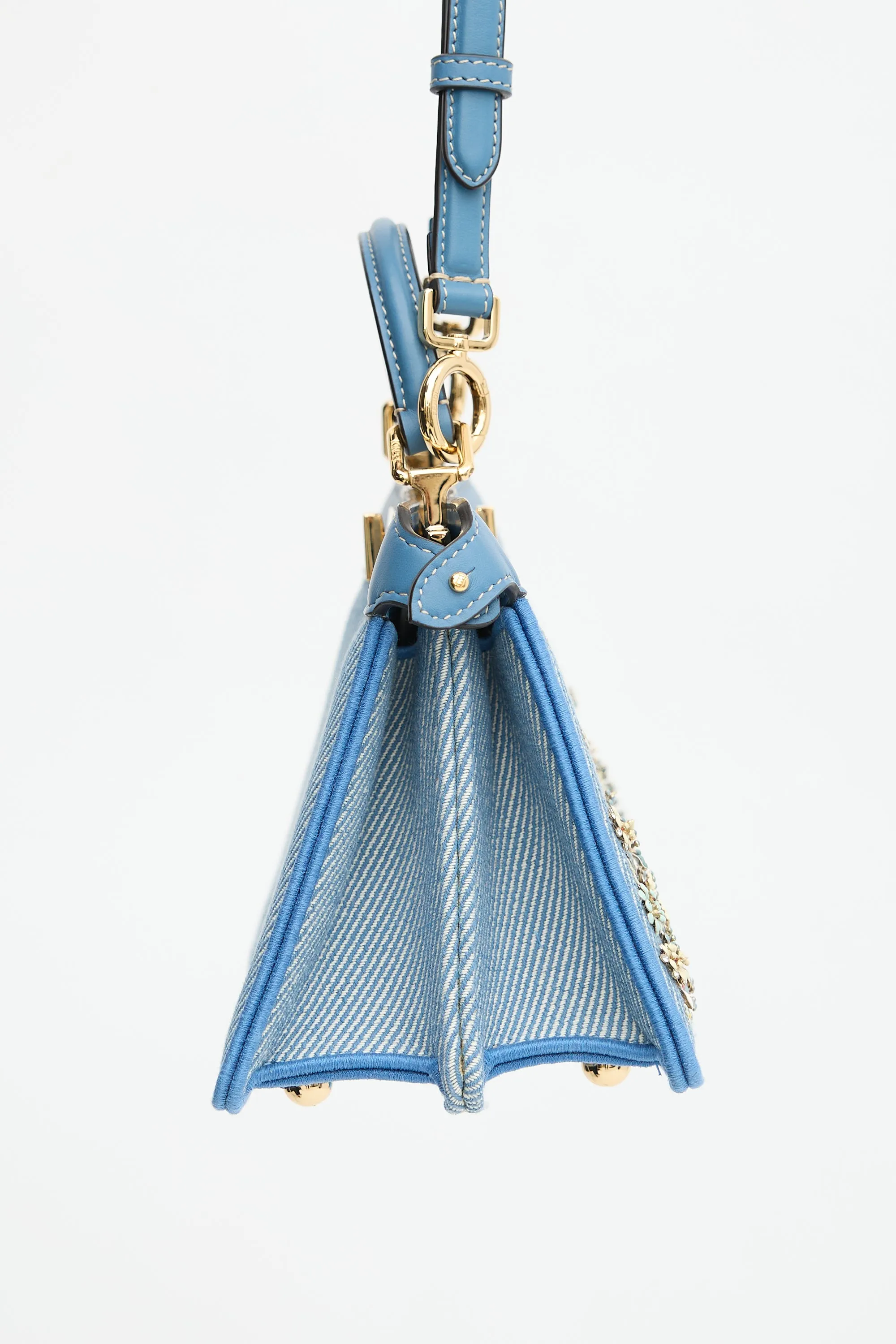 Denim Petite ISeeU Peekaboo Bag sold by VSP Consignment product image thumbnail 4