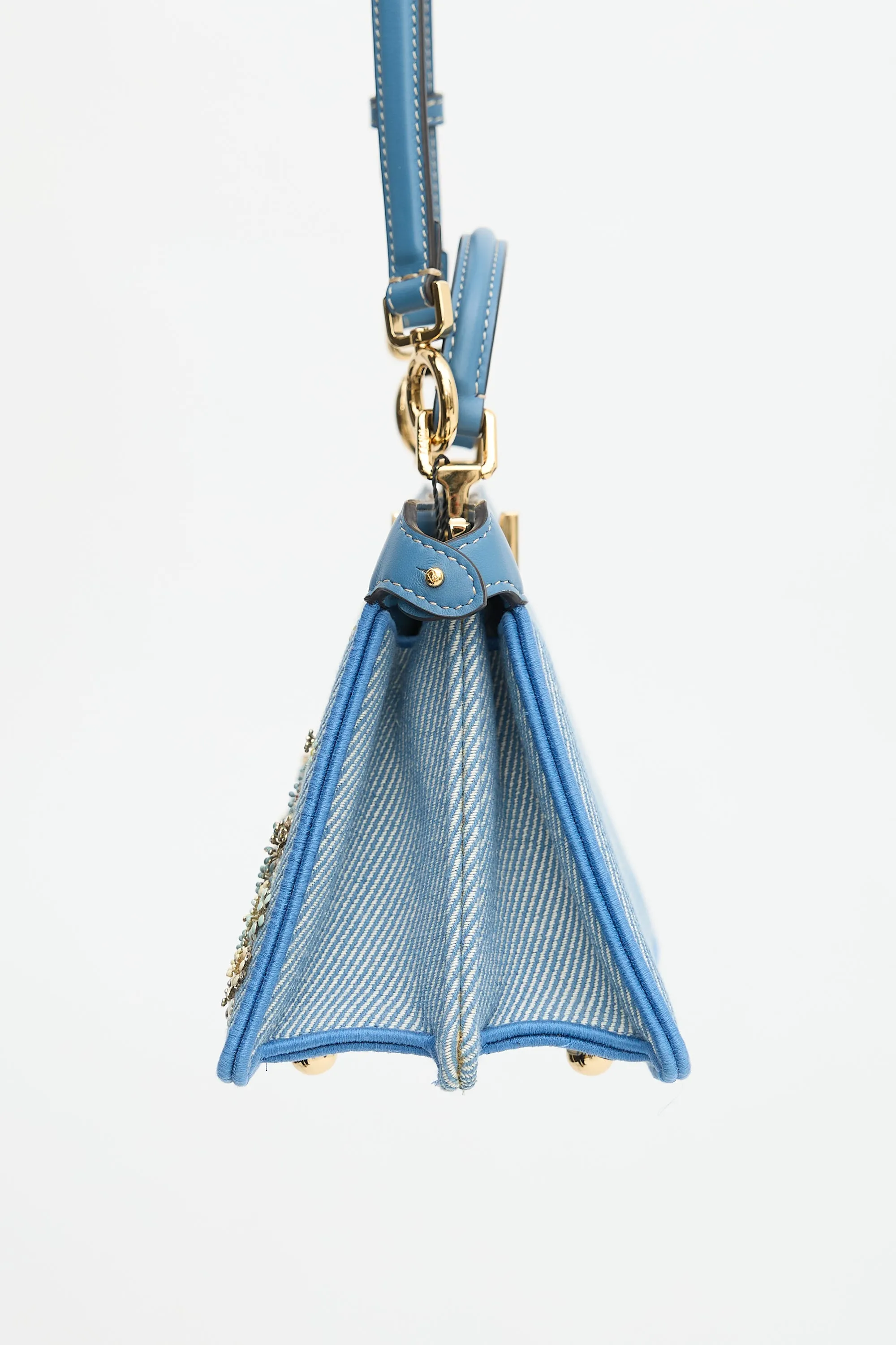 Denim Petite ISeeU Peekaboo Bag sold by VSP Consignment product image thumbnail 5