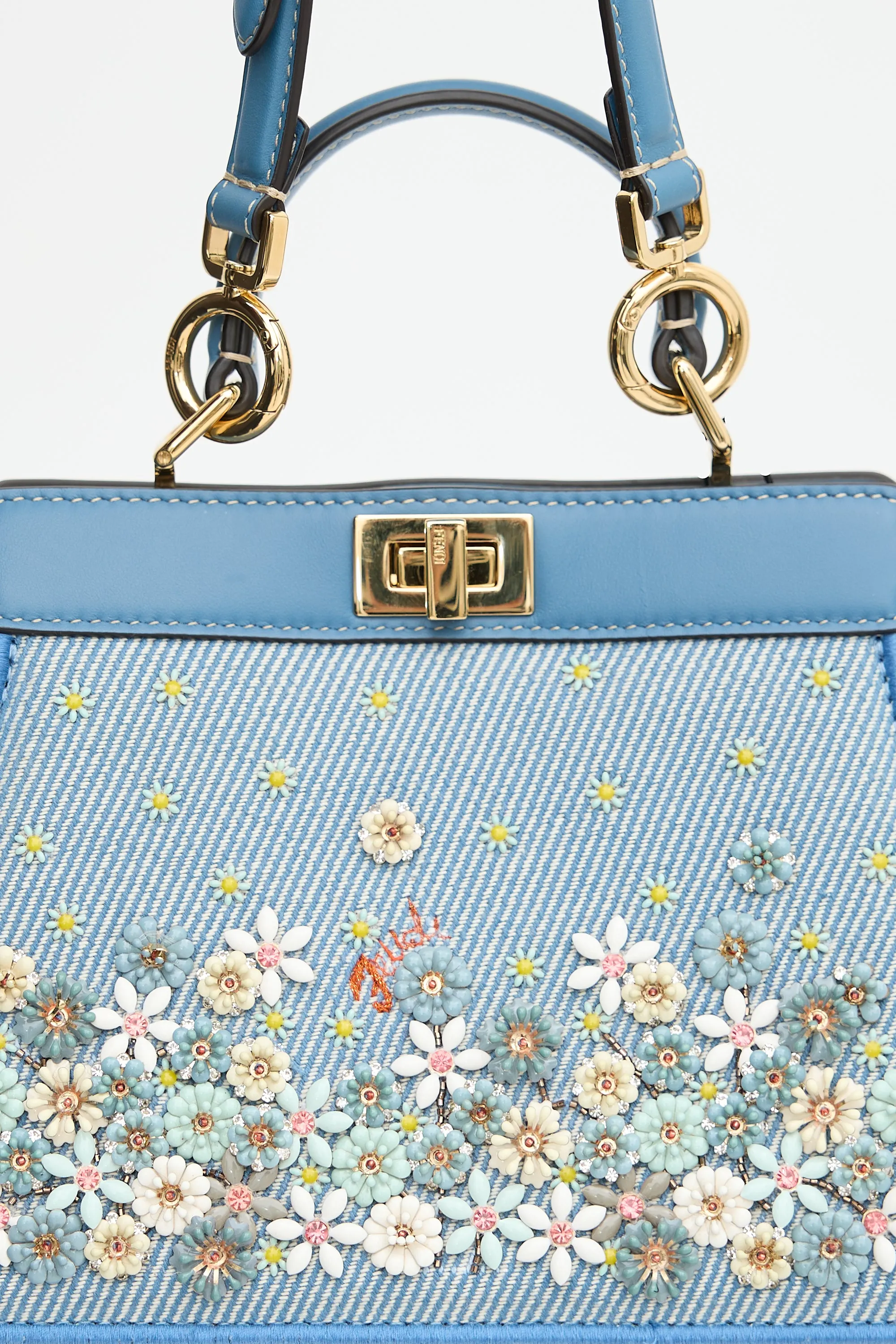 Denim Petite ISeeU Peekaboo Bag sold by VSP Consignment product image thumbnail 2