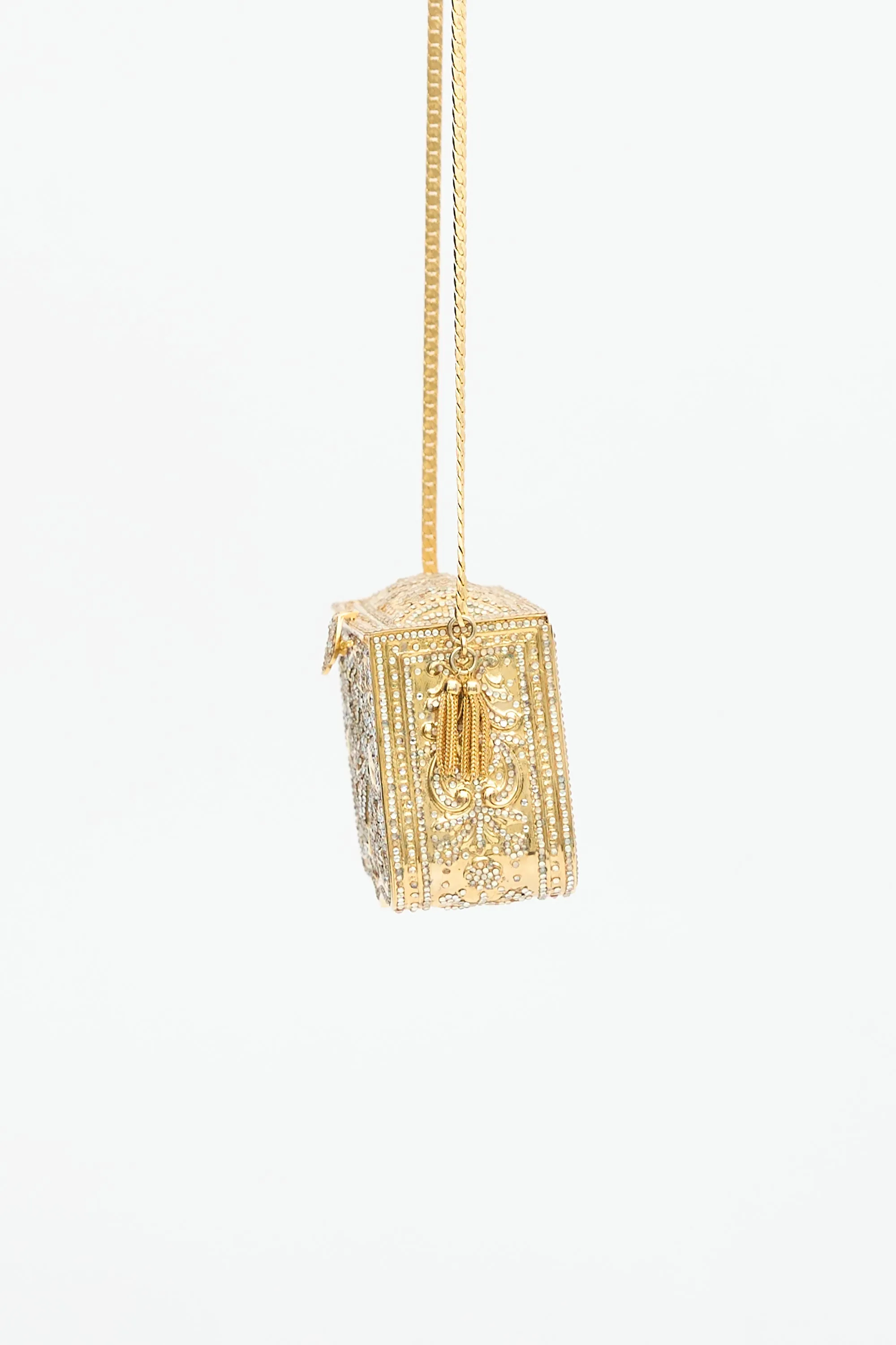 Vintage Crystal Minaudière Box Bag sold by VSP Consignment product image thumbnail 4