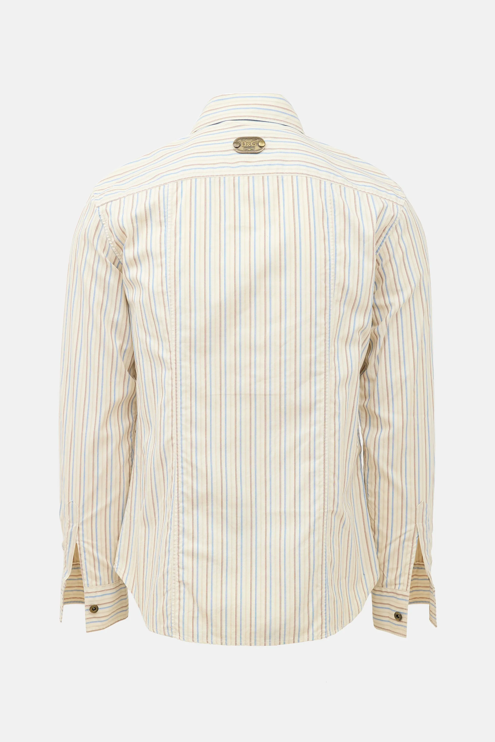 Vintage Zip Front Striped Shirt sold by VSP Consignment product image thumbnail 3