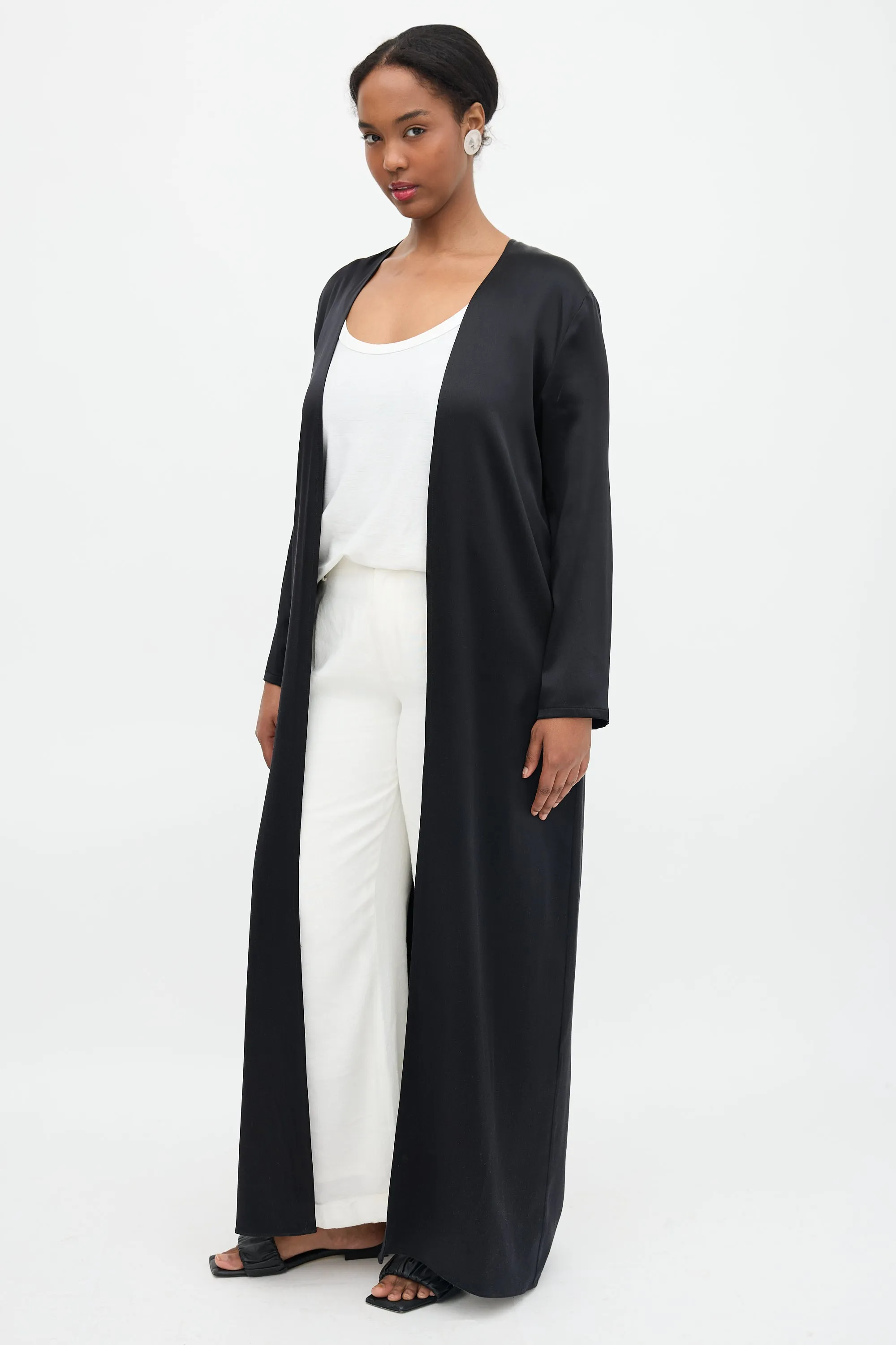 Silk Long Cardigan sold by VSP Consignment product image thumbnail 3