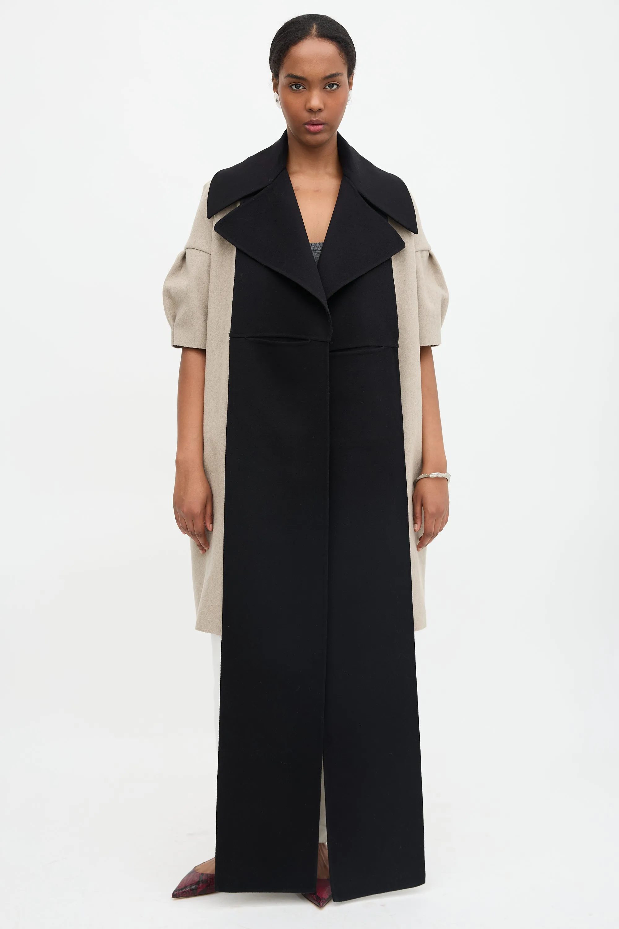 FW 2022 Wool Collared Scarf Vest sold by VSP Consignment product image thumbnail 4