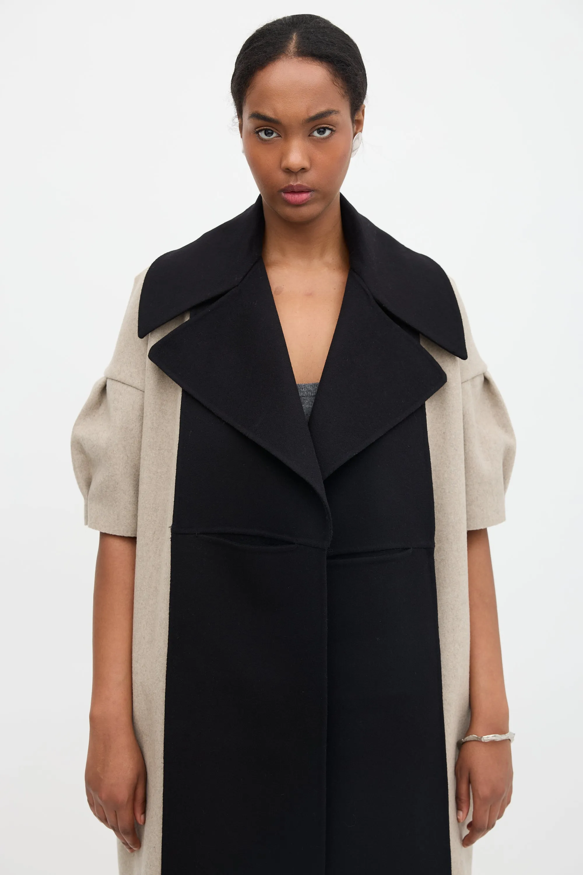 FW 2022 Wool Collared Scarf Vest sold by VSP Consignment product image thumbnail 2