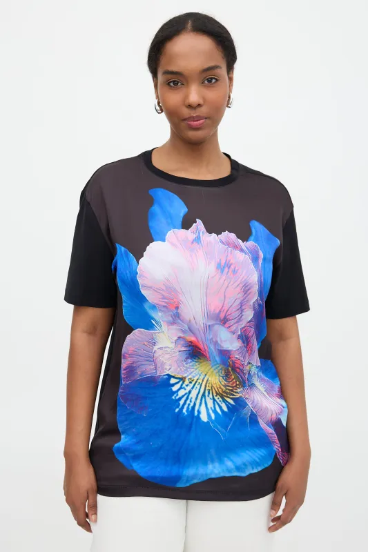 Floral Graphic T-Shirt made by Givenchy
