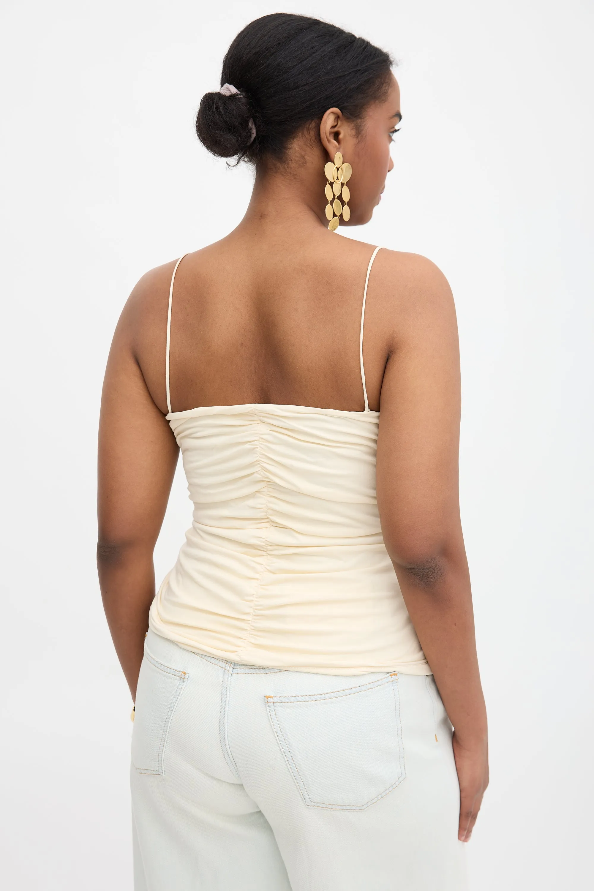 Shelly Ruched Tank Top sold by VSP Consignment product image thumbnail 4