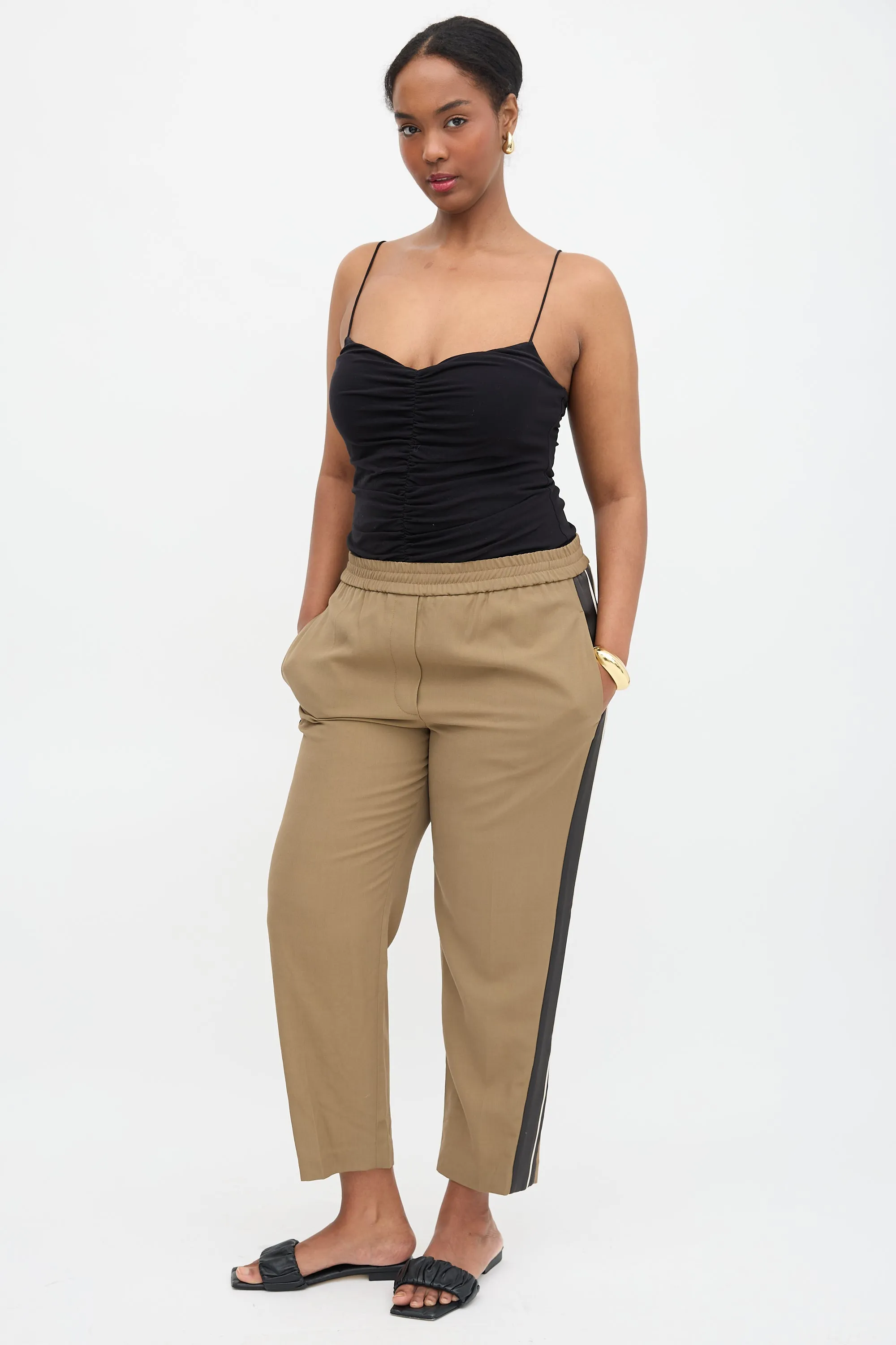 Wool Side Stripe Trouser sold by VSP Consignment product image thumbnail 2
