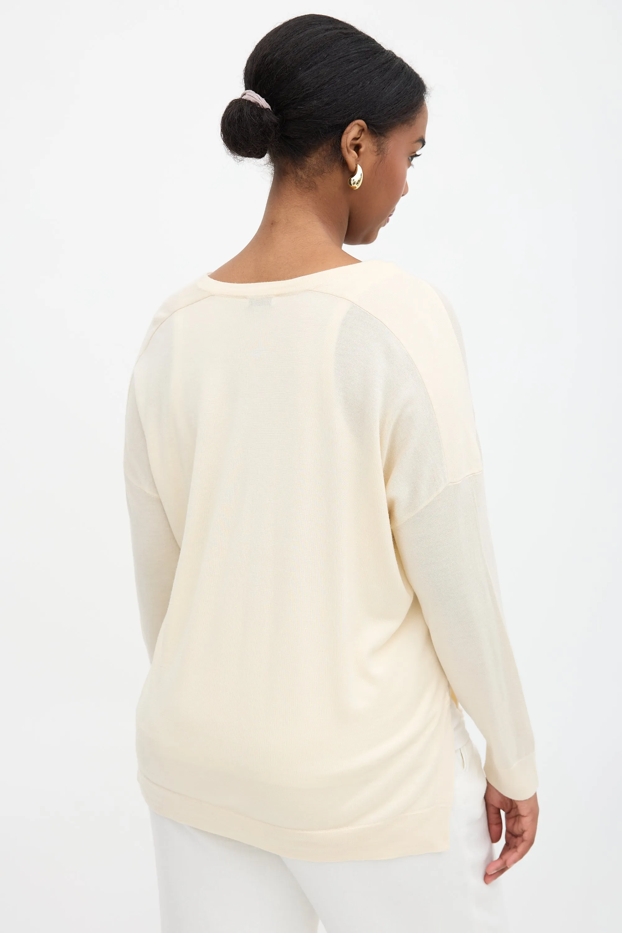 Cashmere & Silk Sweater sold by VSP Consignment product image thumbnail 4