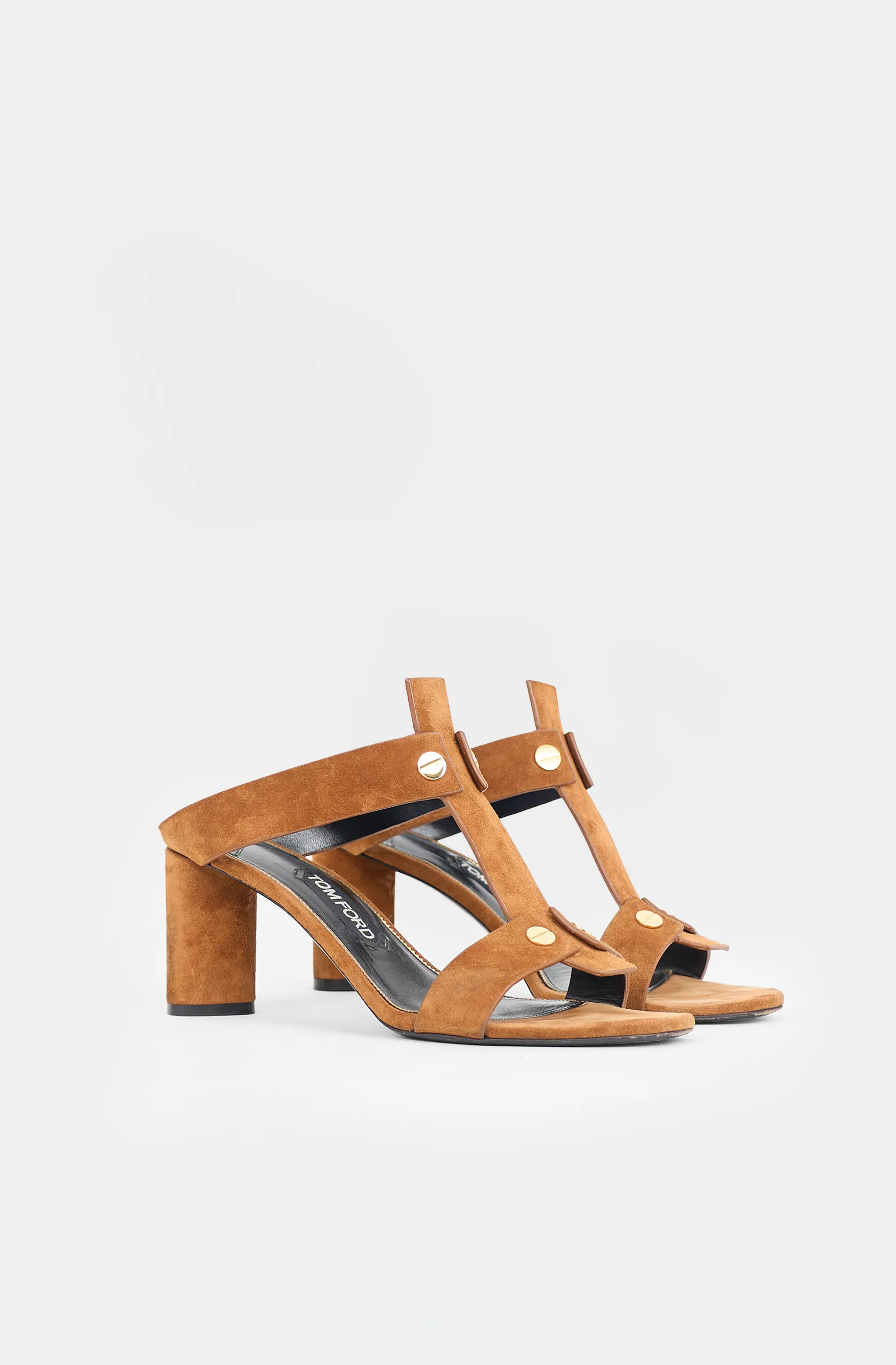 Suede T-Strap Sandal sold by VSP Consignment product image thumbnail 2