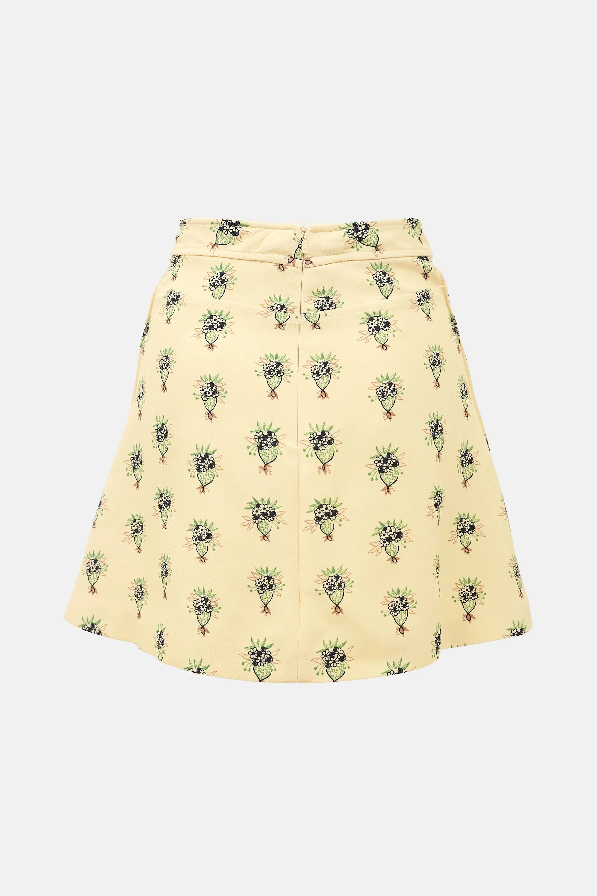Crepe Floral Mini Skirt sold by VSP Consignment product image thumbnail 2