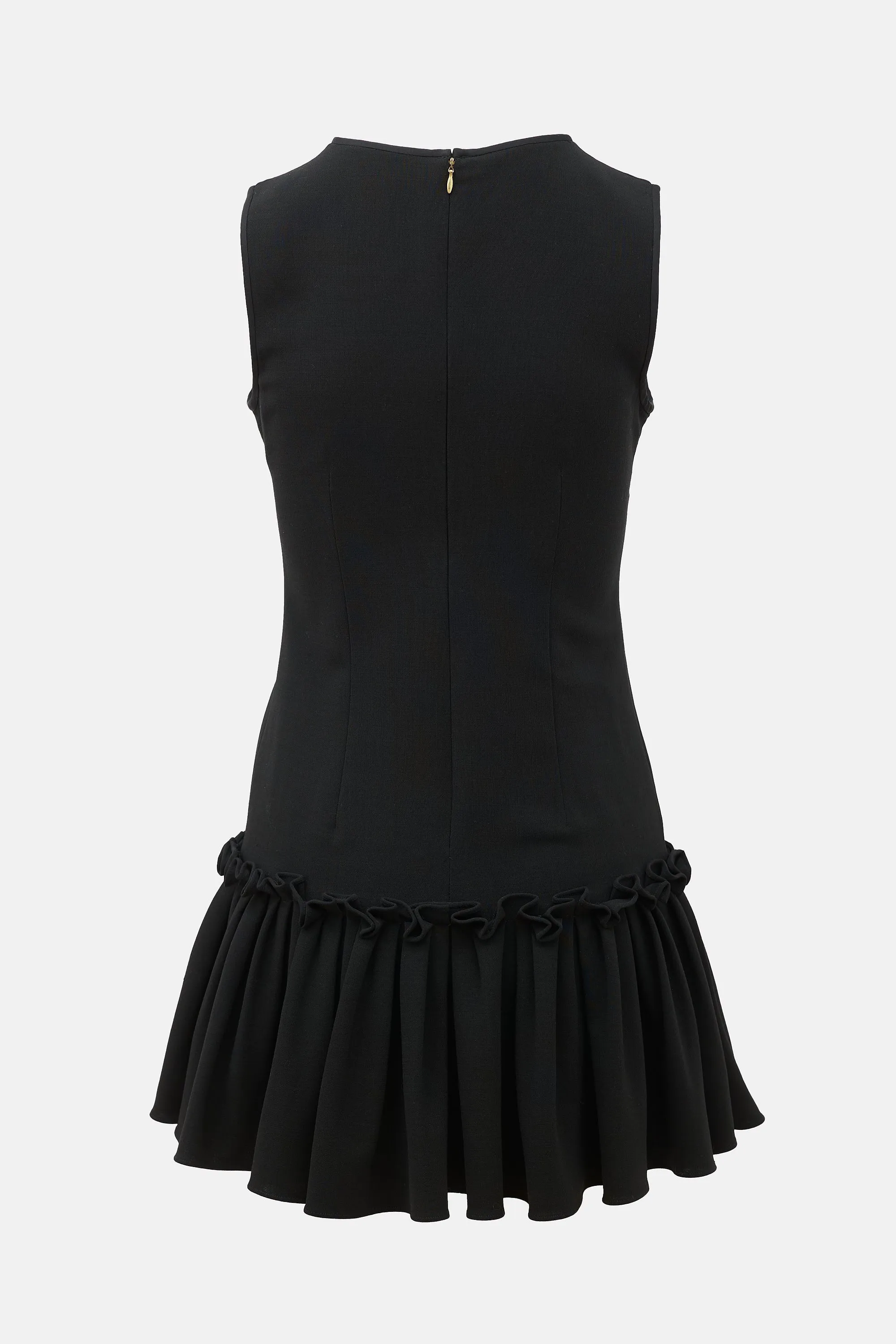 Wool Ruffled Mini Dress sold by VSP Consignment product image thumbnail 2
