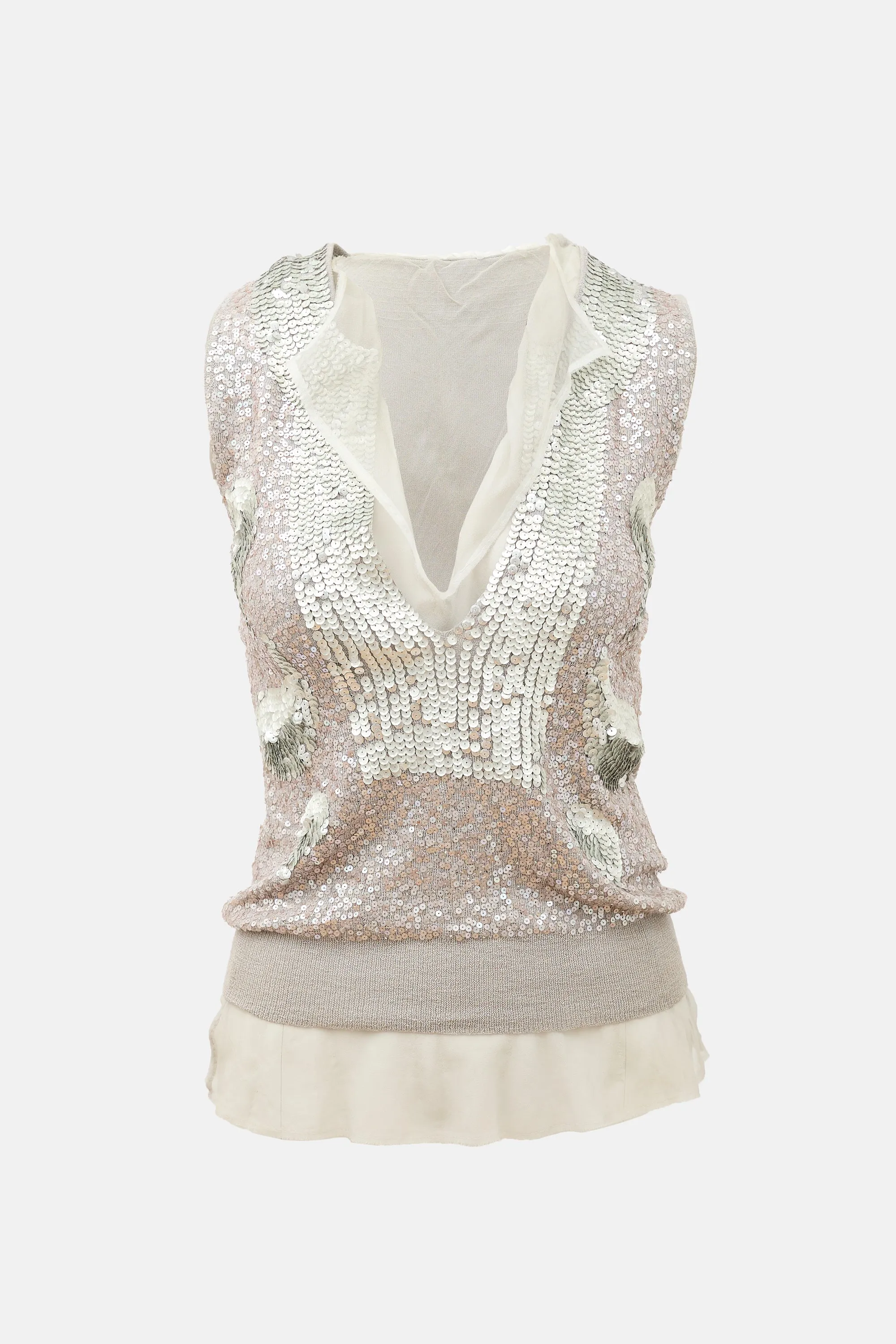 Sequin Sleeveless Top sold by VSP Consignment