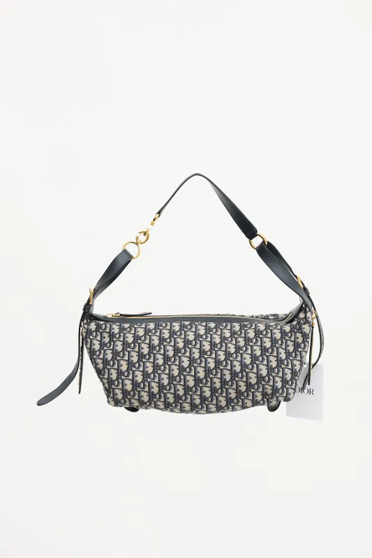 2025 Oblique Jacquard Medium D-Journey Bag made by Dior
