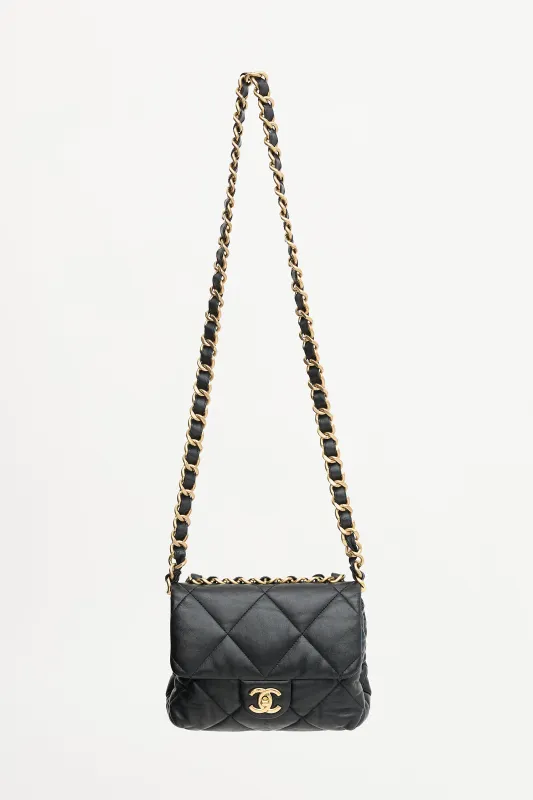 Bubble Quilt Square Flap Bag made by Chanel