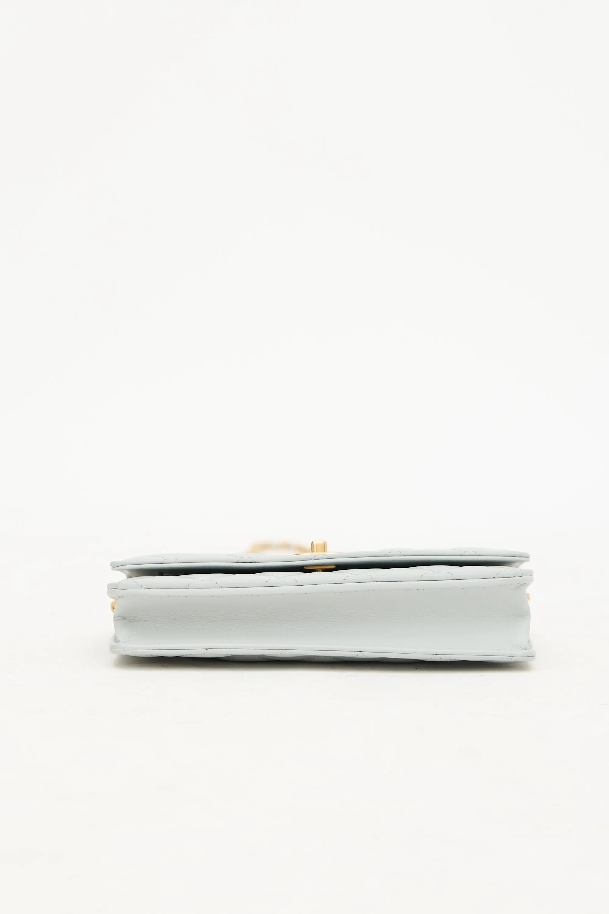Quilted Leather Pearl Crush Flap Bag sold by VSP Consignment product image thumbnail 5
