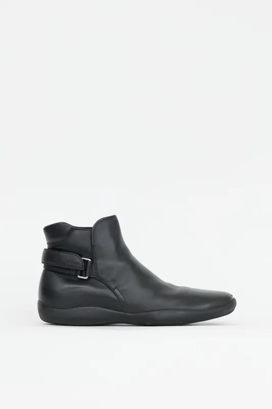 Linea Rossa Leather Boot made by Prada