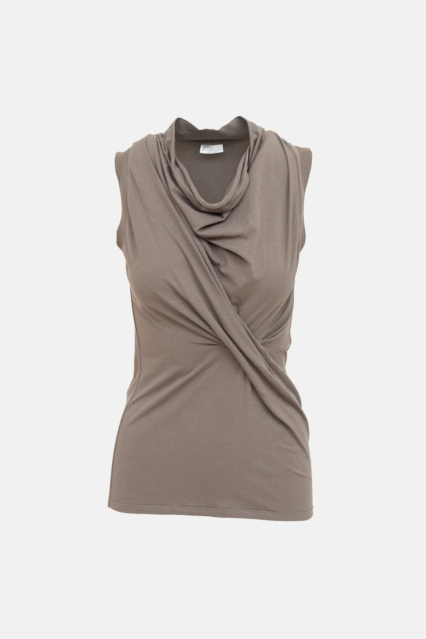 Draped Sleeveless Top sold by VSP Consignment