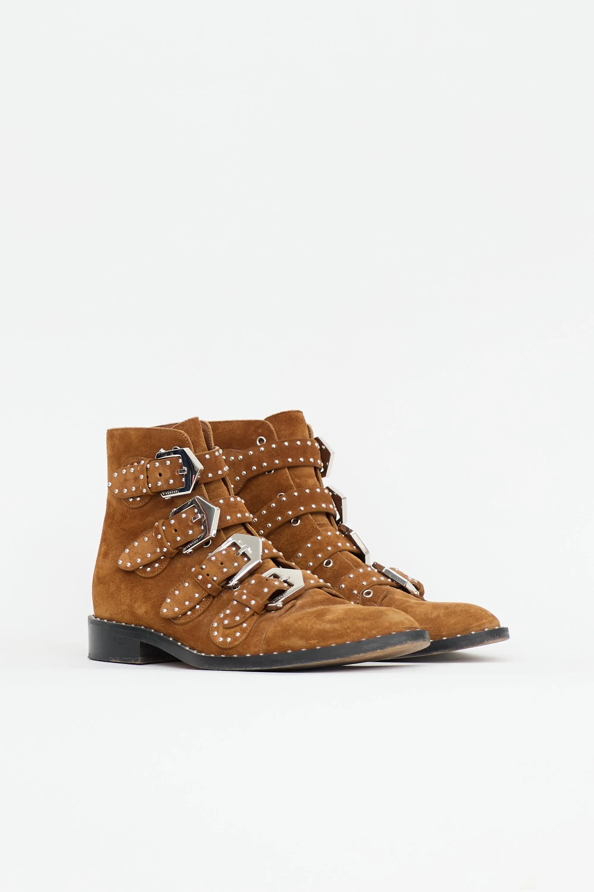 Suede Studded Boot sold by VSP Consignment product image thumbnail 2