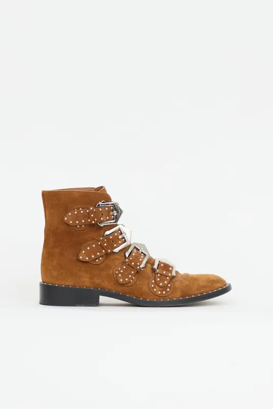 Suede Studded Boot made by Givenchy