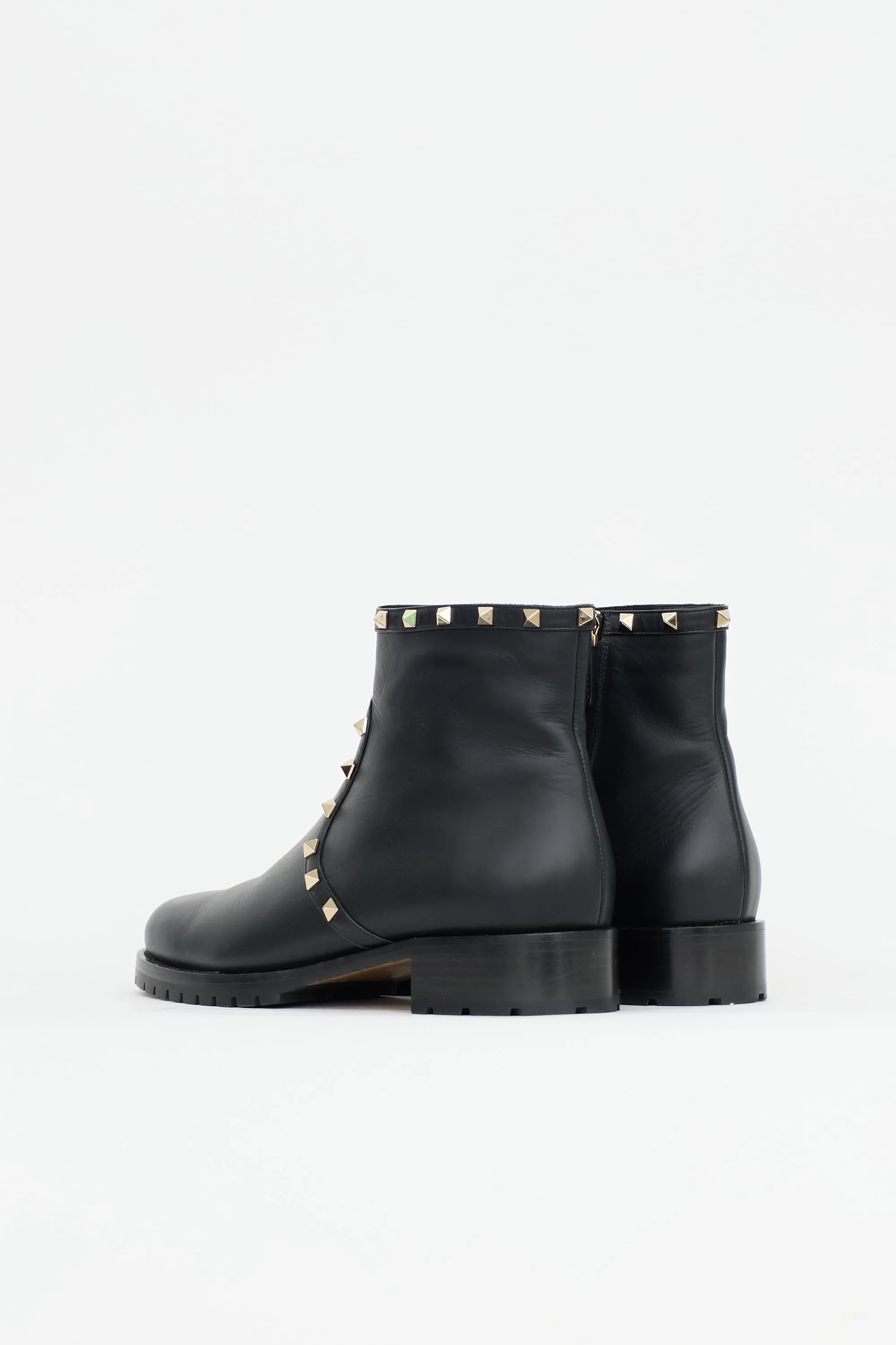 Leather Rockstud Boot sold by VSP Consignment product image thumbnail 4
