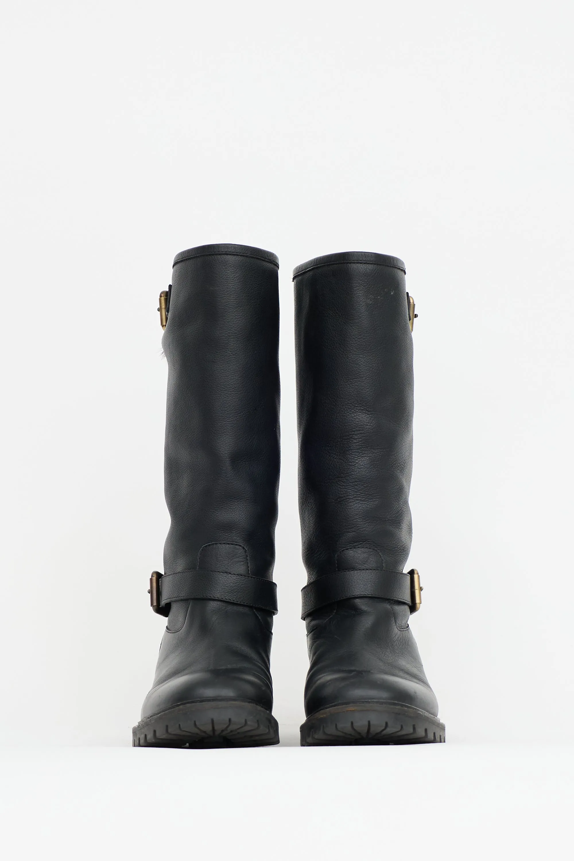 Leather Biker Boot sold by VSP Consignment product image thumbnail 3