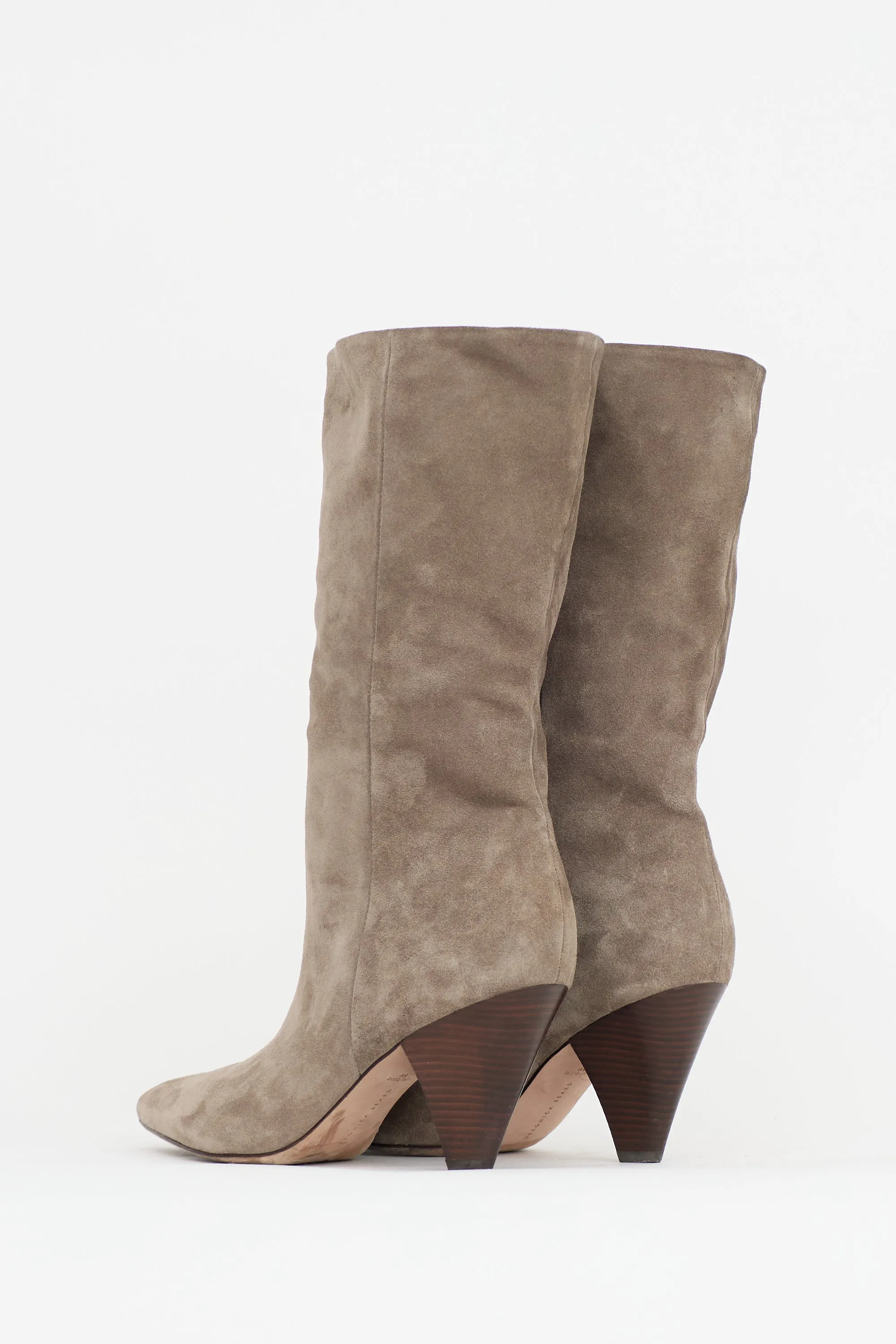 Suede Blondie Boot sold by VSP Consignment product image thumbnail 4