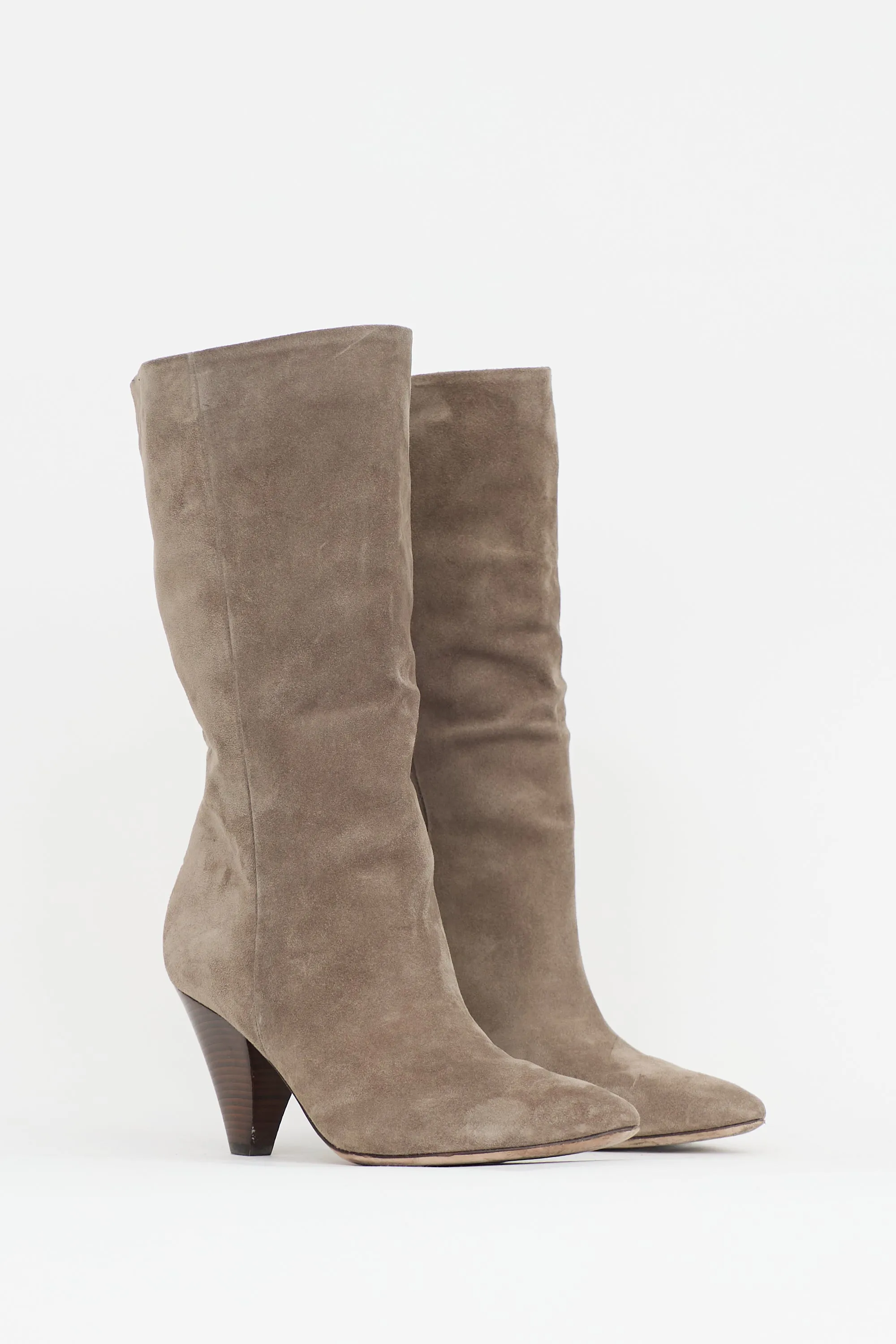 Suede Blondie Boot sold by VSP Consignment product image thumbnail 2