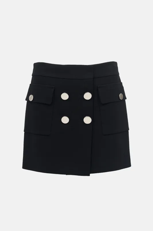 2014 Button Front Mini Skirt made by Gucci