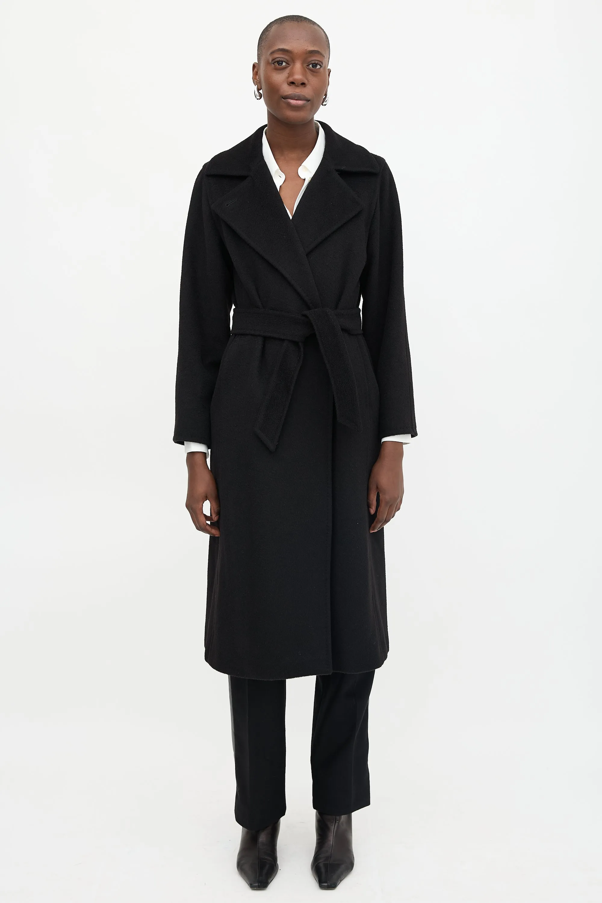 Hair Belted Wrap Coat sold by VSP Consignment