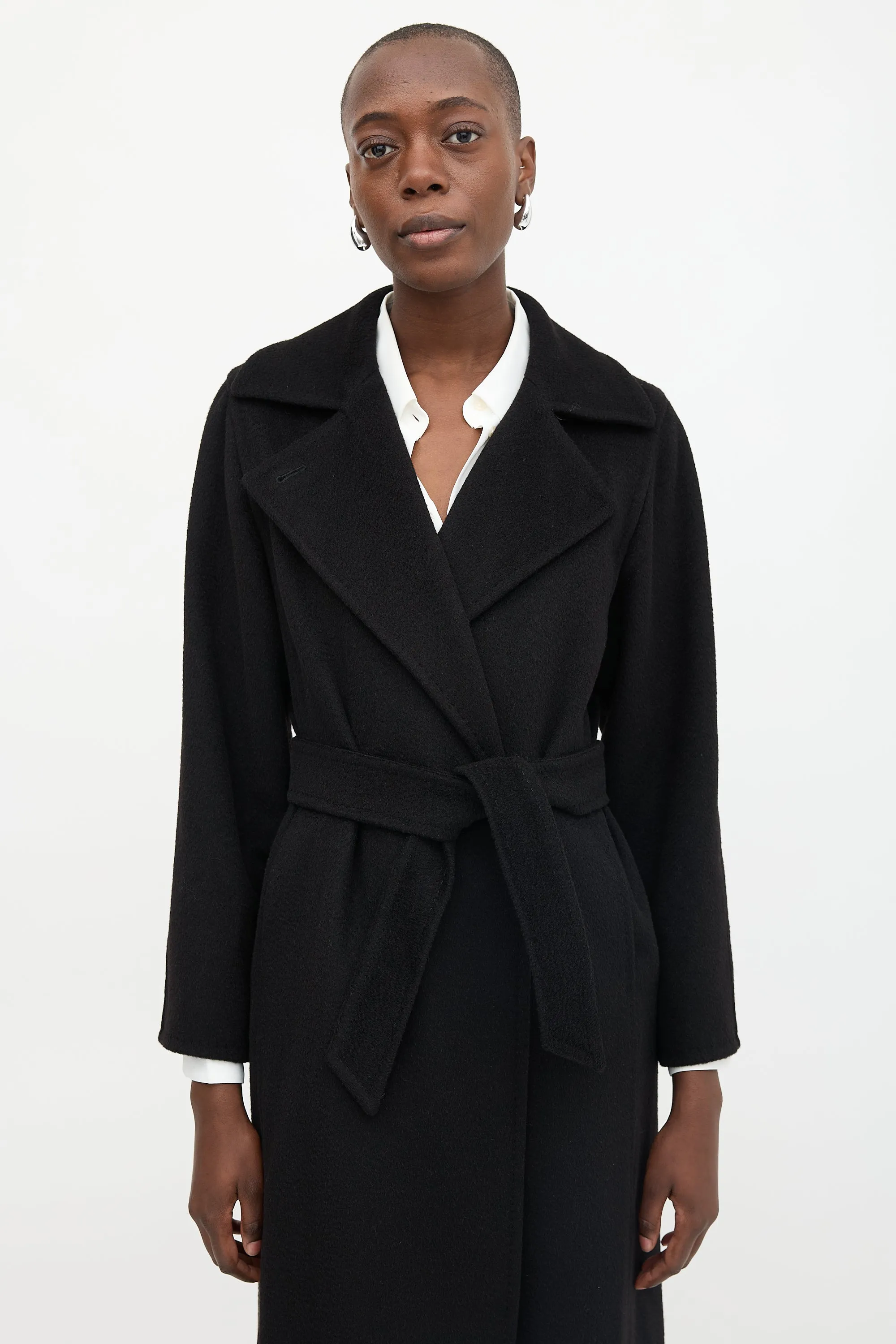 Hair Belted Wrap Coat sold by VSP Consignment product image thumbnail 2
