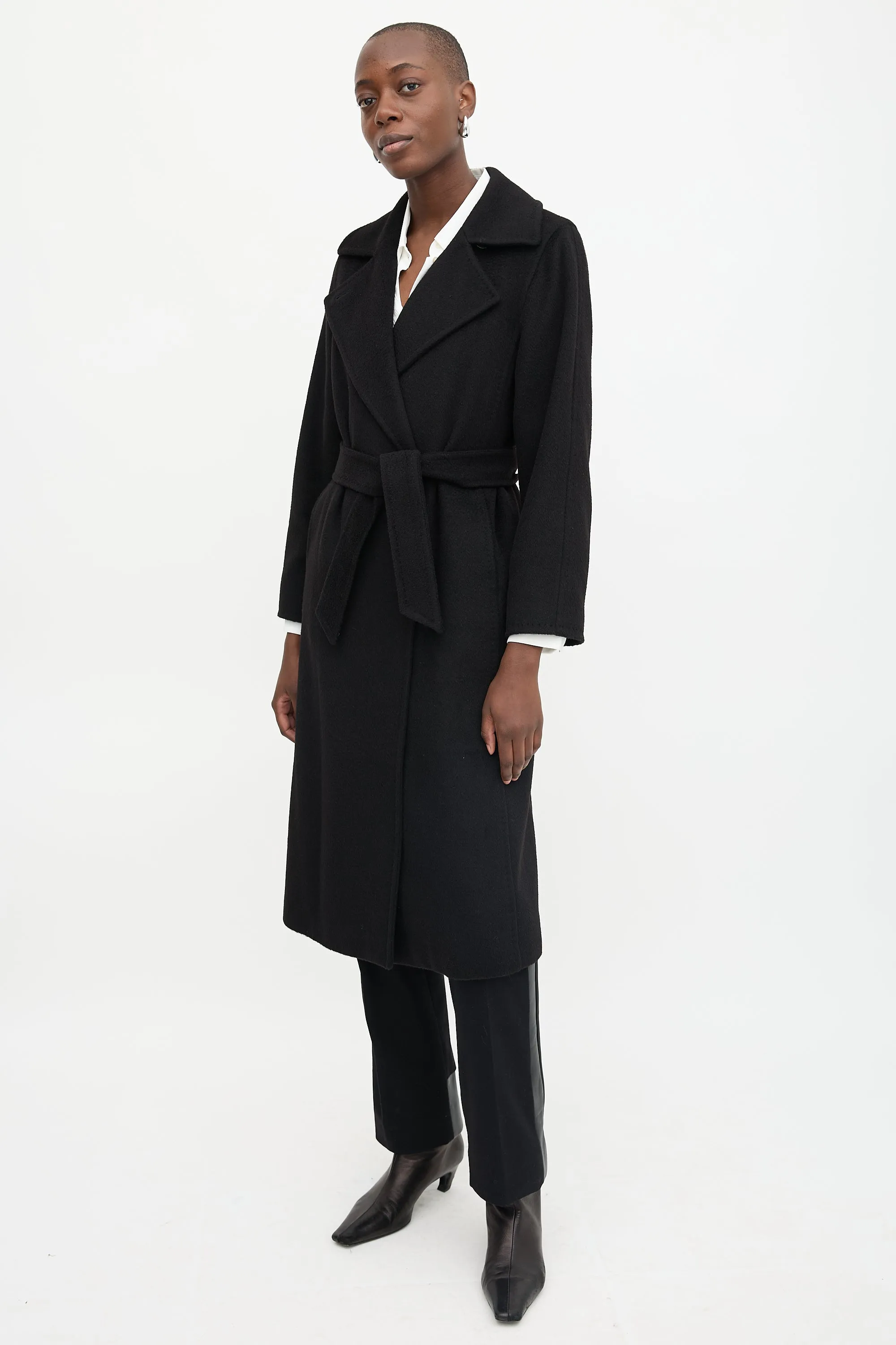 Hair Belted Wrap Coat sold by VSP Consignment product image thumbnail 3