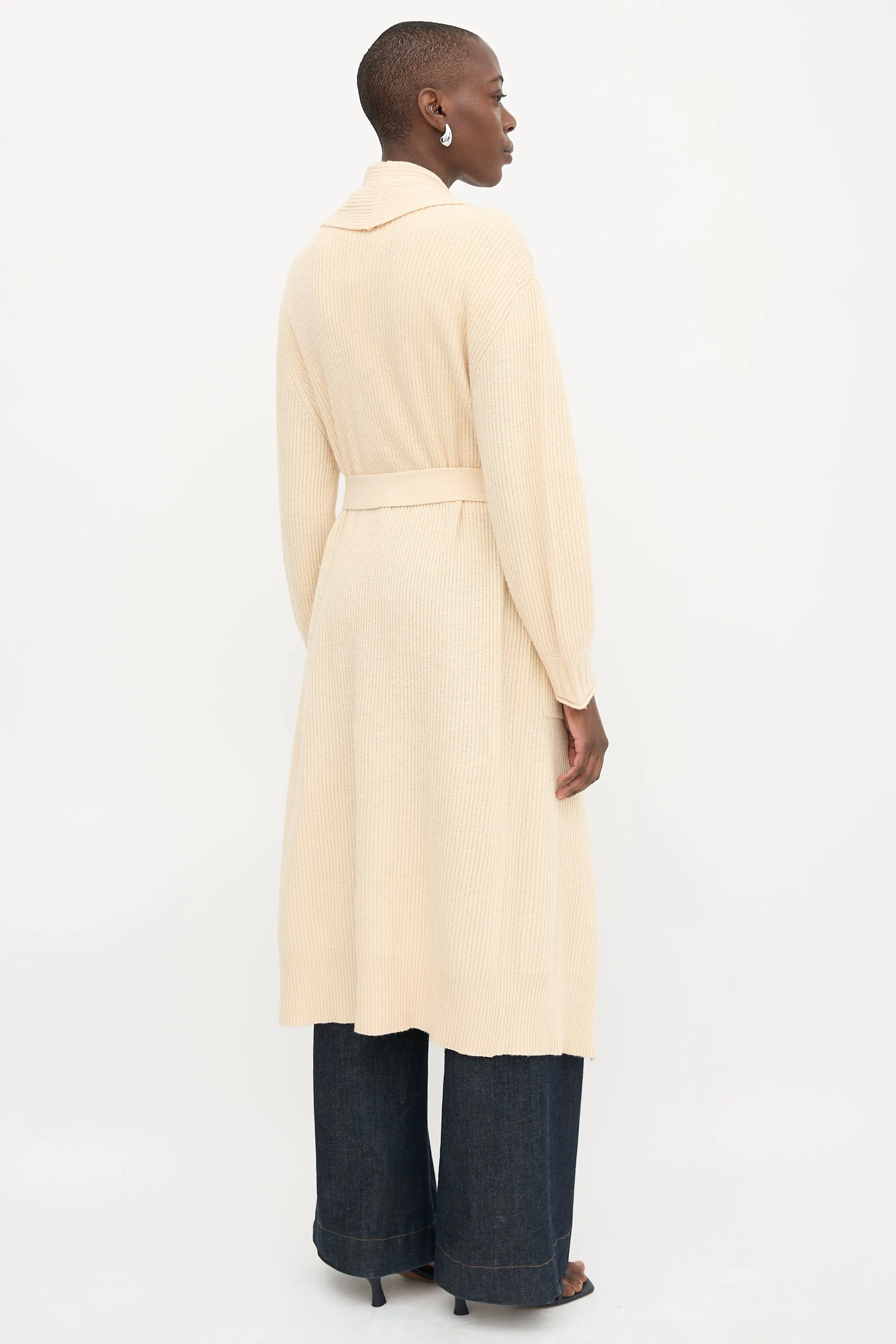 Wool Isabel Long Cardigan sold by VSP Consignment product image thumbnail 4