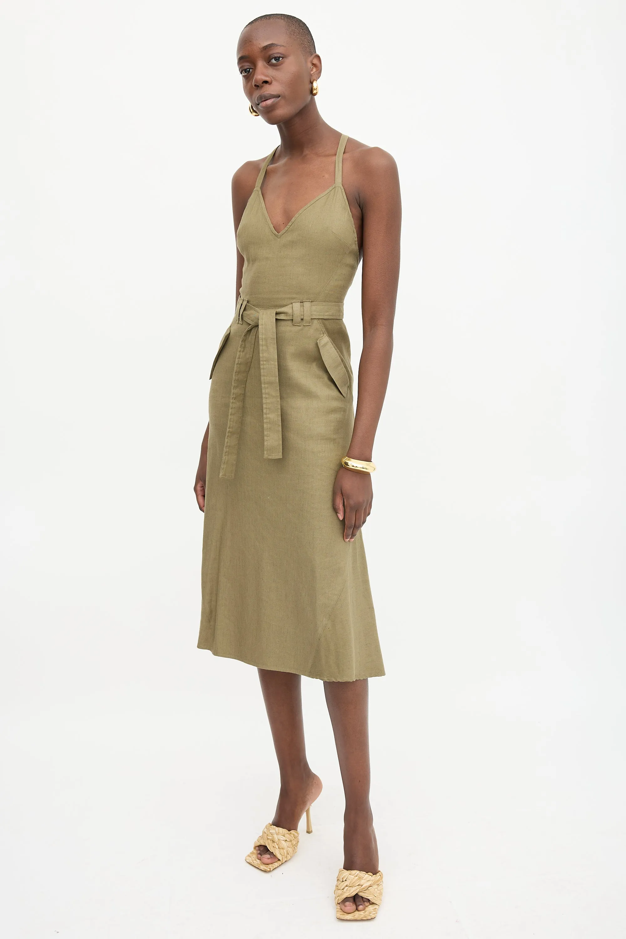 Linen Frank Dress sold by VSP Consignment product image thumbnail 3