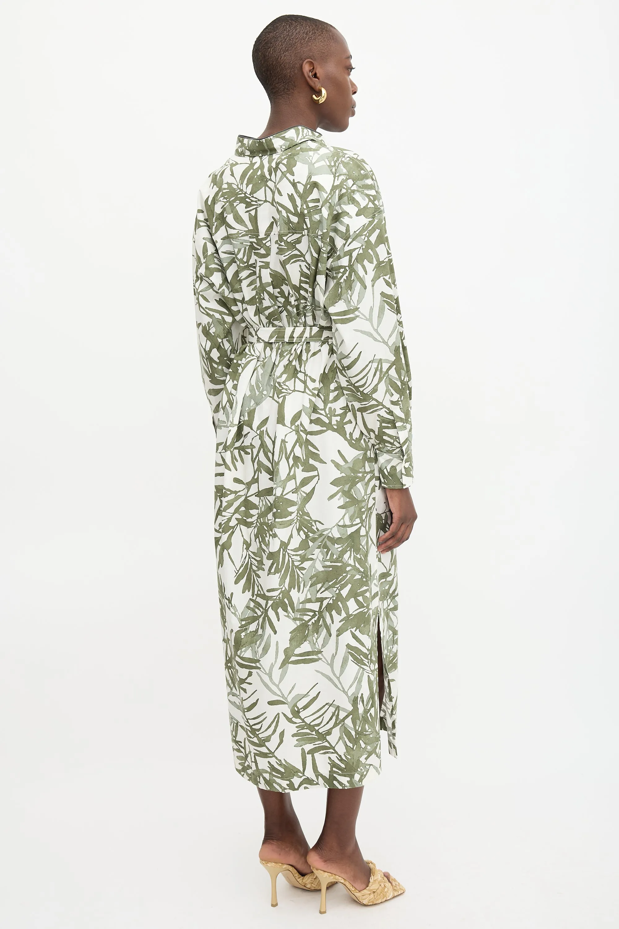 Floral Tie Shirt Dress sold by VSP Consignment product image thumbnail 4