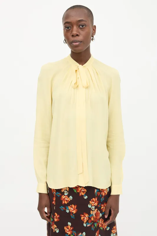 Silk Tie Blouse made by No. 21