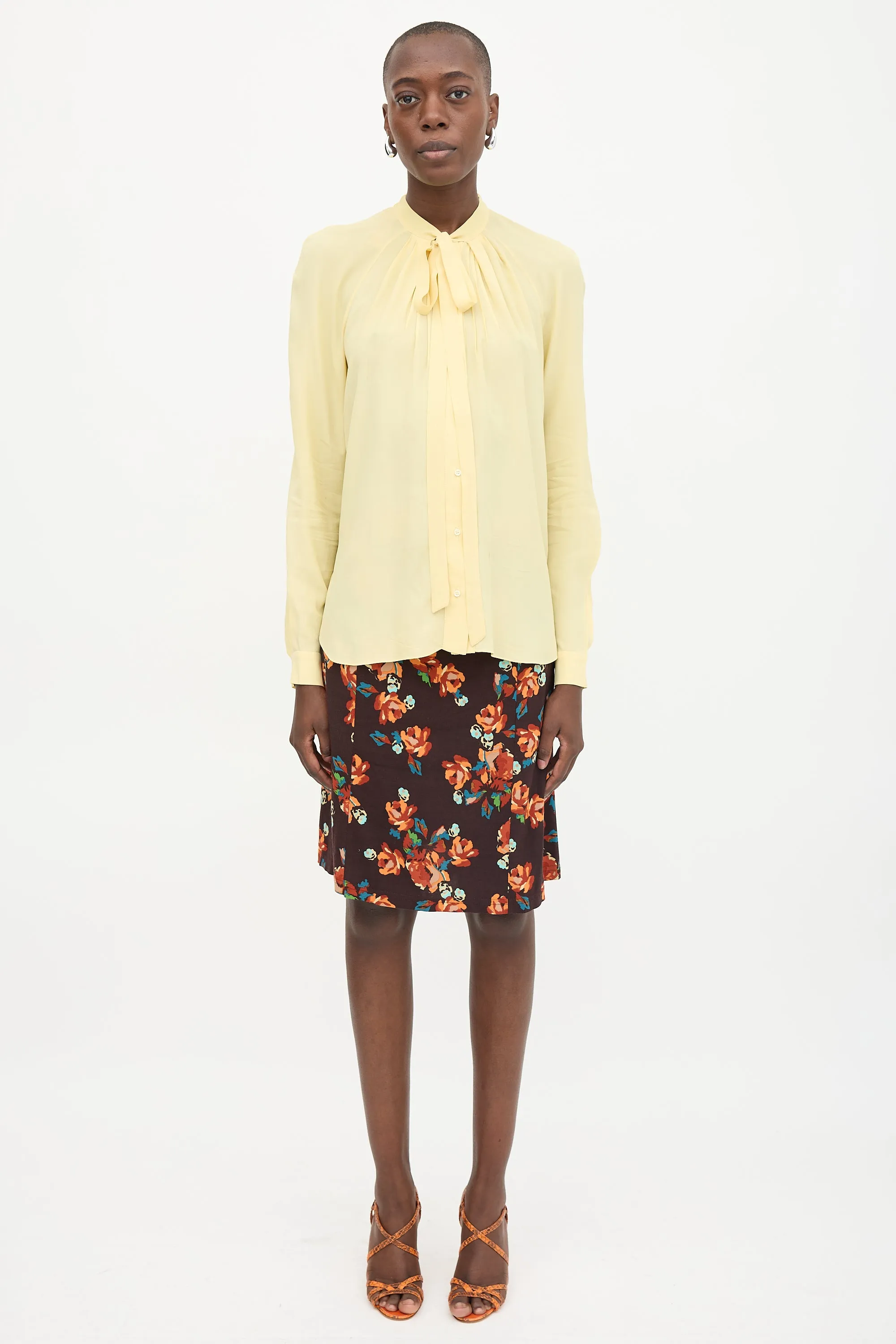 Silk Tie Blouse sold by VSP Consignment product image thumbnail 2