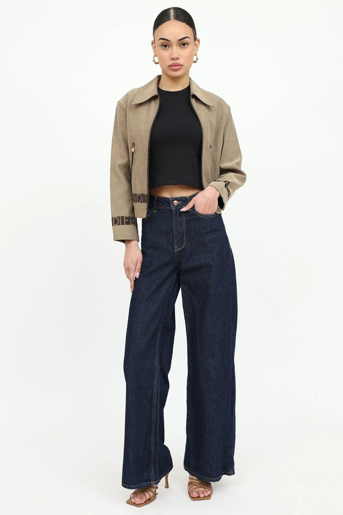 Logo Zip Jacket sold by VSP Consignment product image thumbnail 5